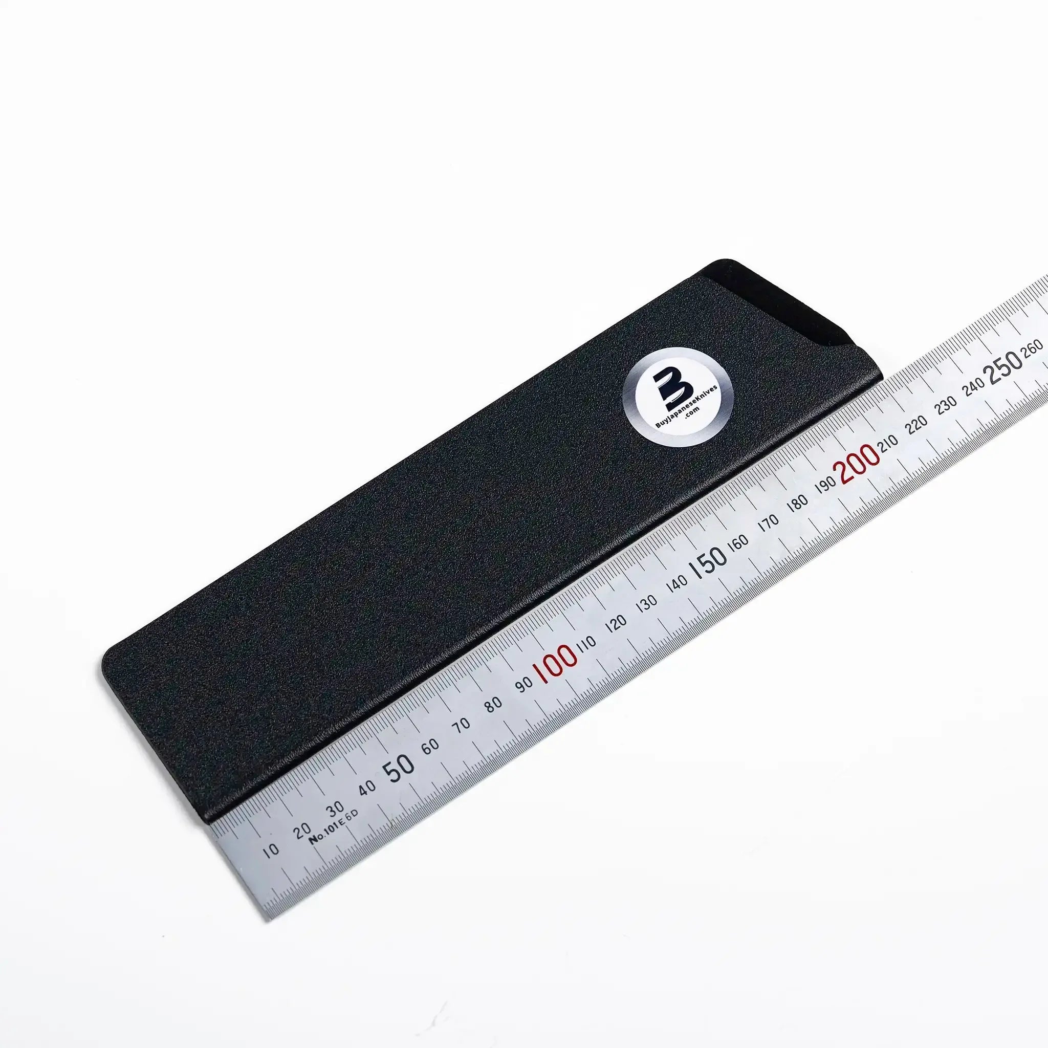 Side view of the Edge Guard 220mm with a ruler showing the dimensions.