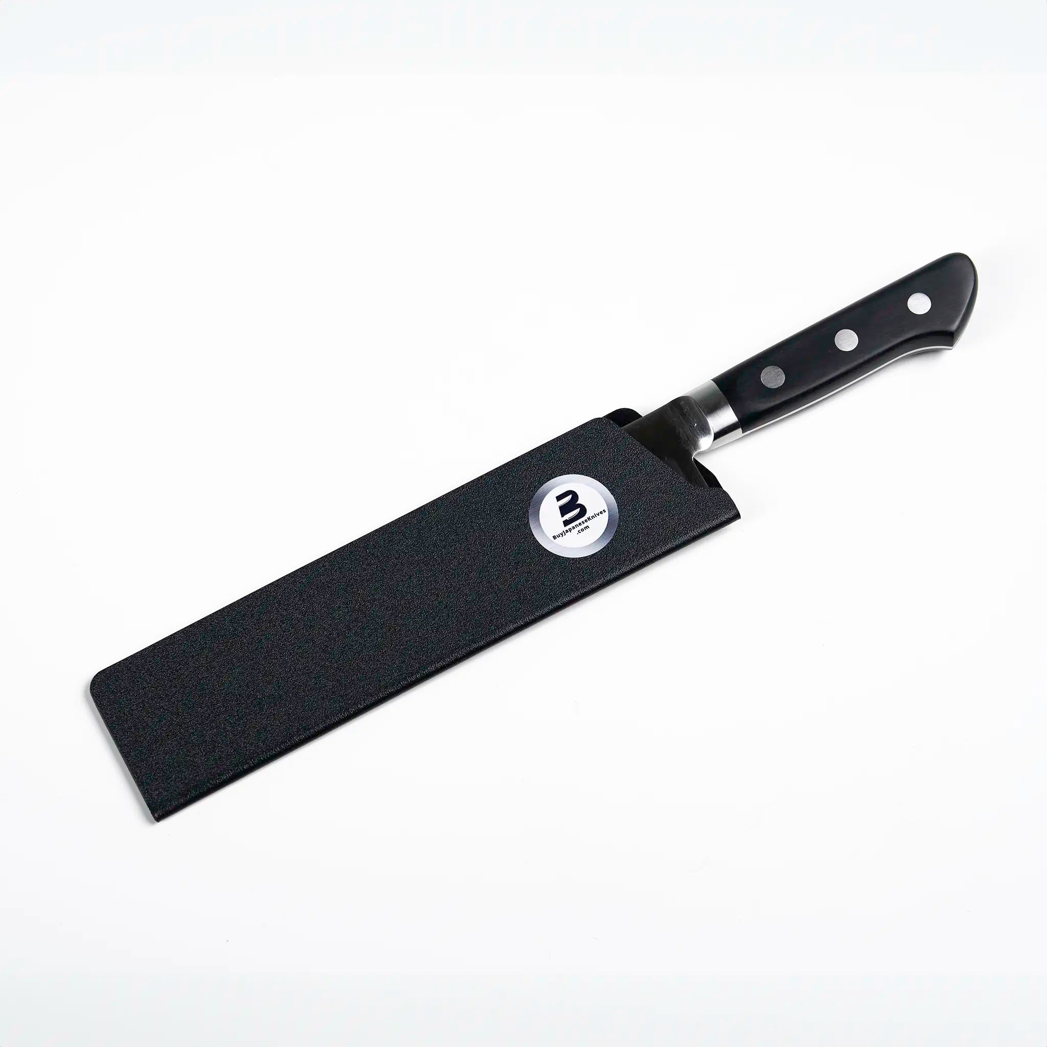 Side view of a Gyuto knife with the Edge Guard 220mm.
