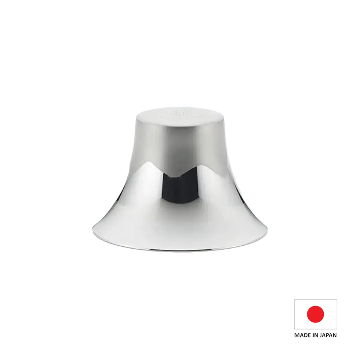 Fuji Sake Cup Set of 2 - Stainless Steel Gold and Silver Made in TSUBAME