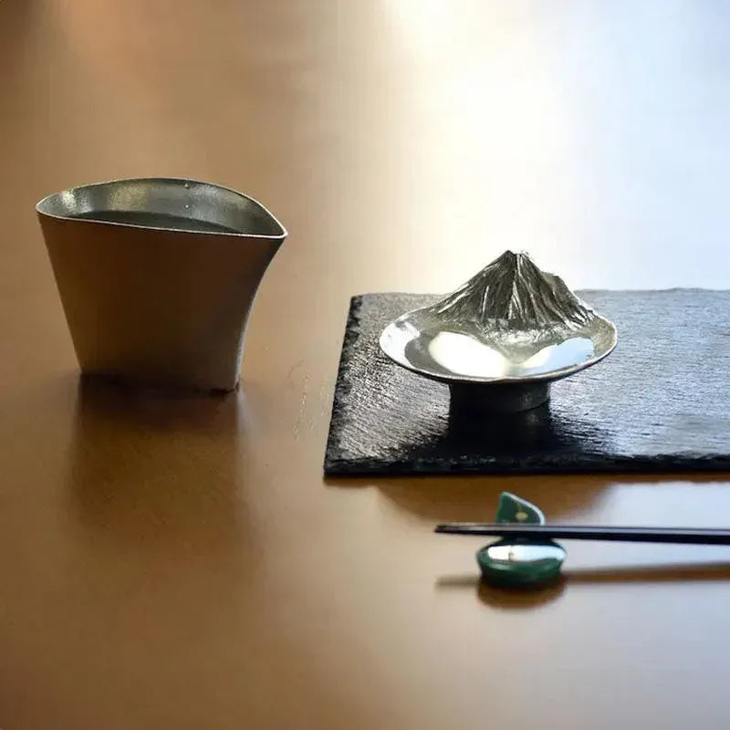 GINGADO Fuji Design Tin Sake Cup - 65ml GINGADO