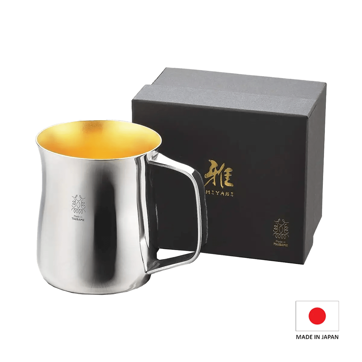 Japanese Stainless Steel Mug - 380ml Made in TSUBAME