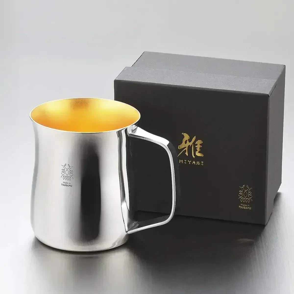 Japanese Stainless Steel Mug - 380ml Made in TSUBAME
