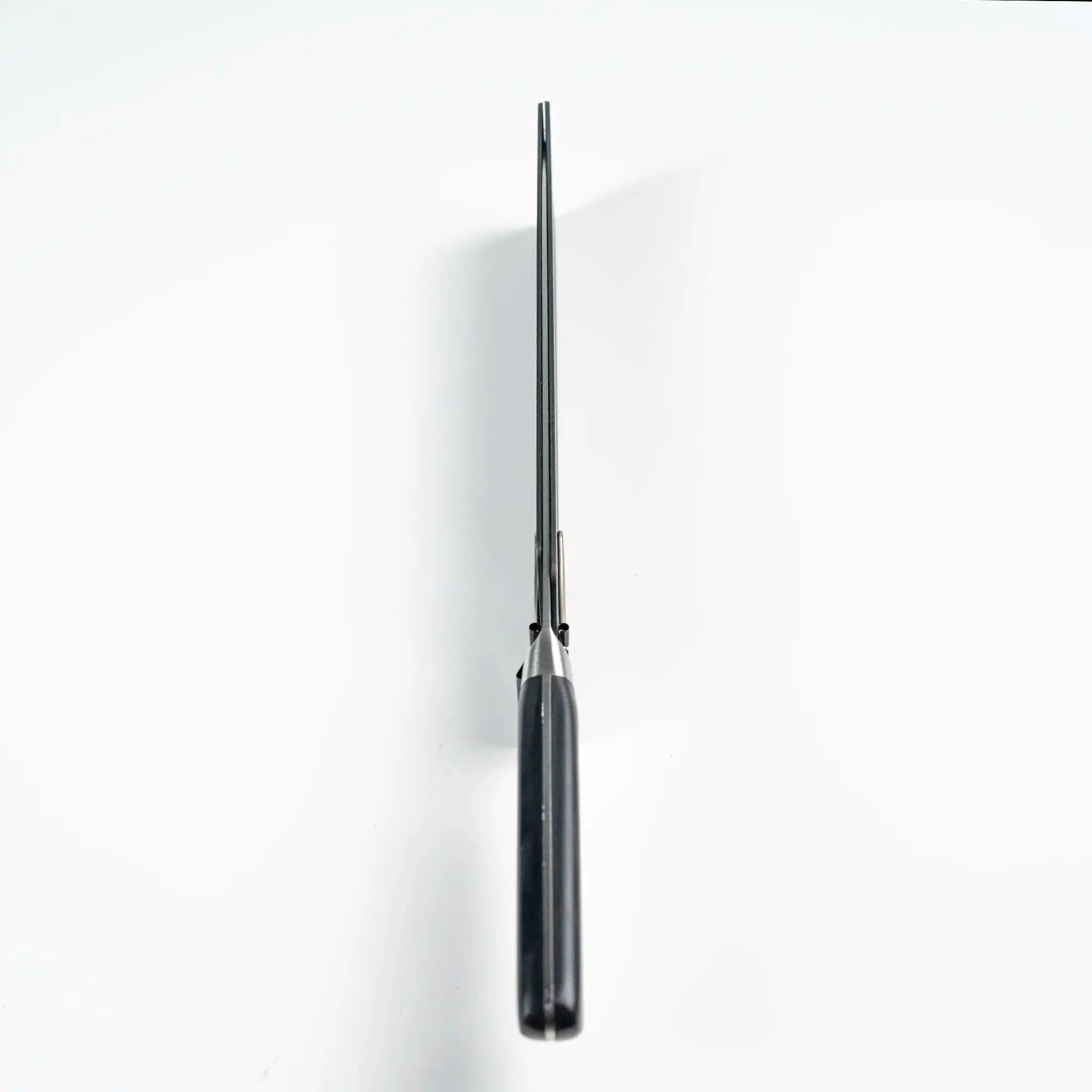 Top view of a Gyuto knife with the Edge Guard 220mm.