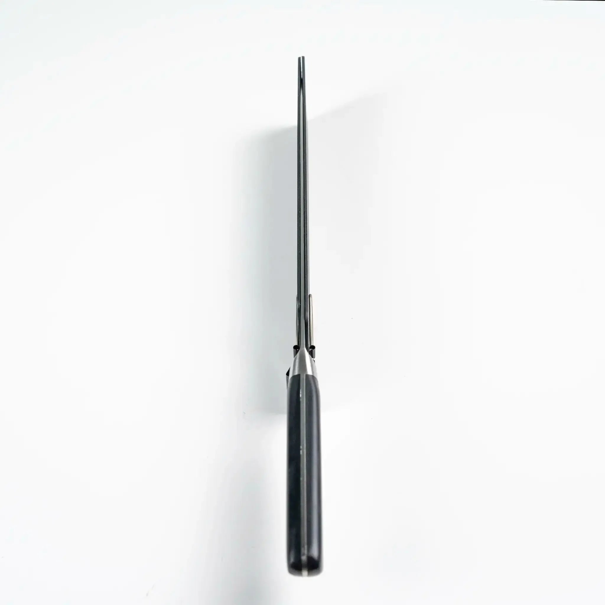 Top view of a Gyuto knife with the Edge Guard 220mm.