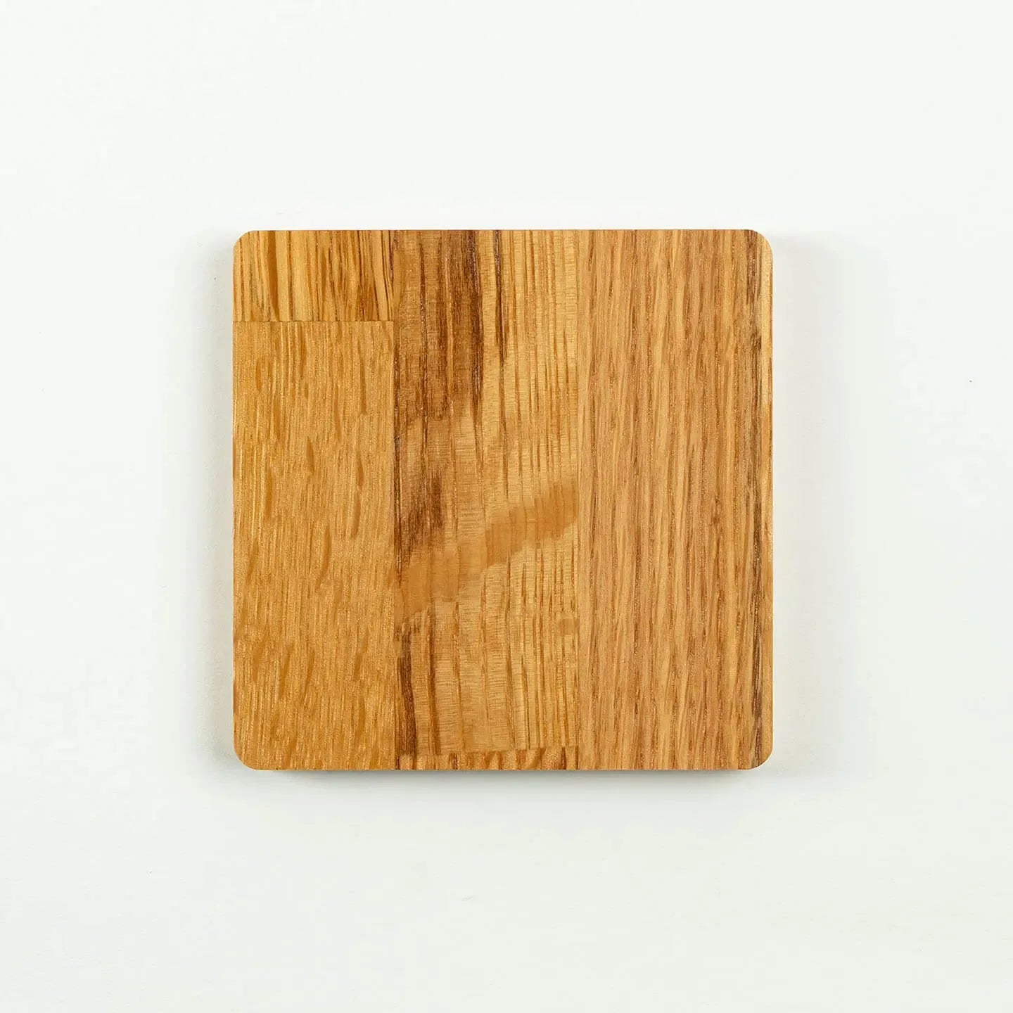 The square Hakushu cask oak coaster, featuring the classic Japanese single malt whisky label design.