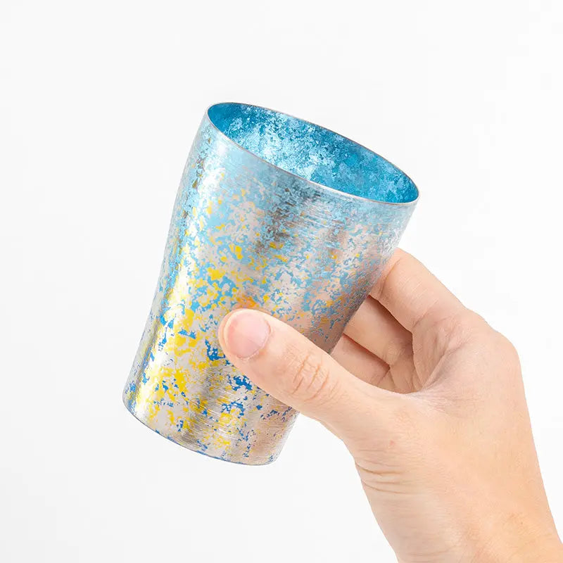HORIE Taiko Series Titanium Tumbler – Blue 250ml HORIE
