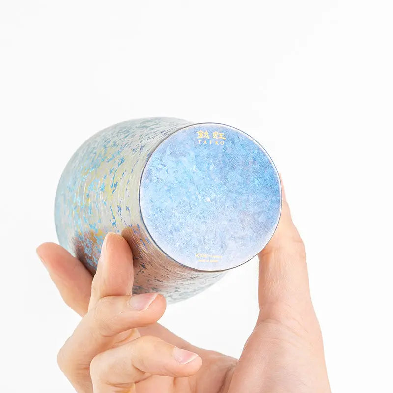 HORIE Taiko Series Titanium Tumbler – Blue 250ml HORIE