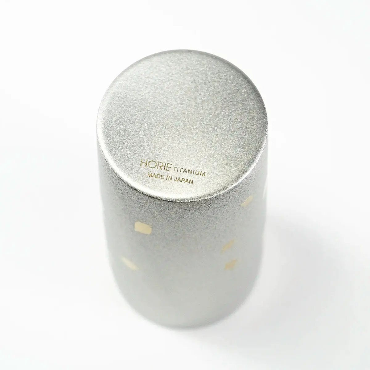 Detail view of HORIE Premier Series Double-Walled Titanium Tumbler with Sakura Design, 350ml