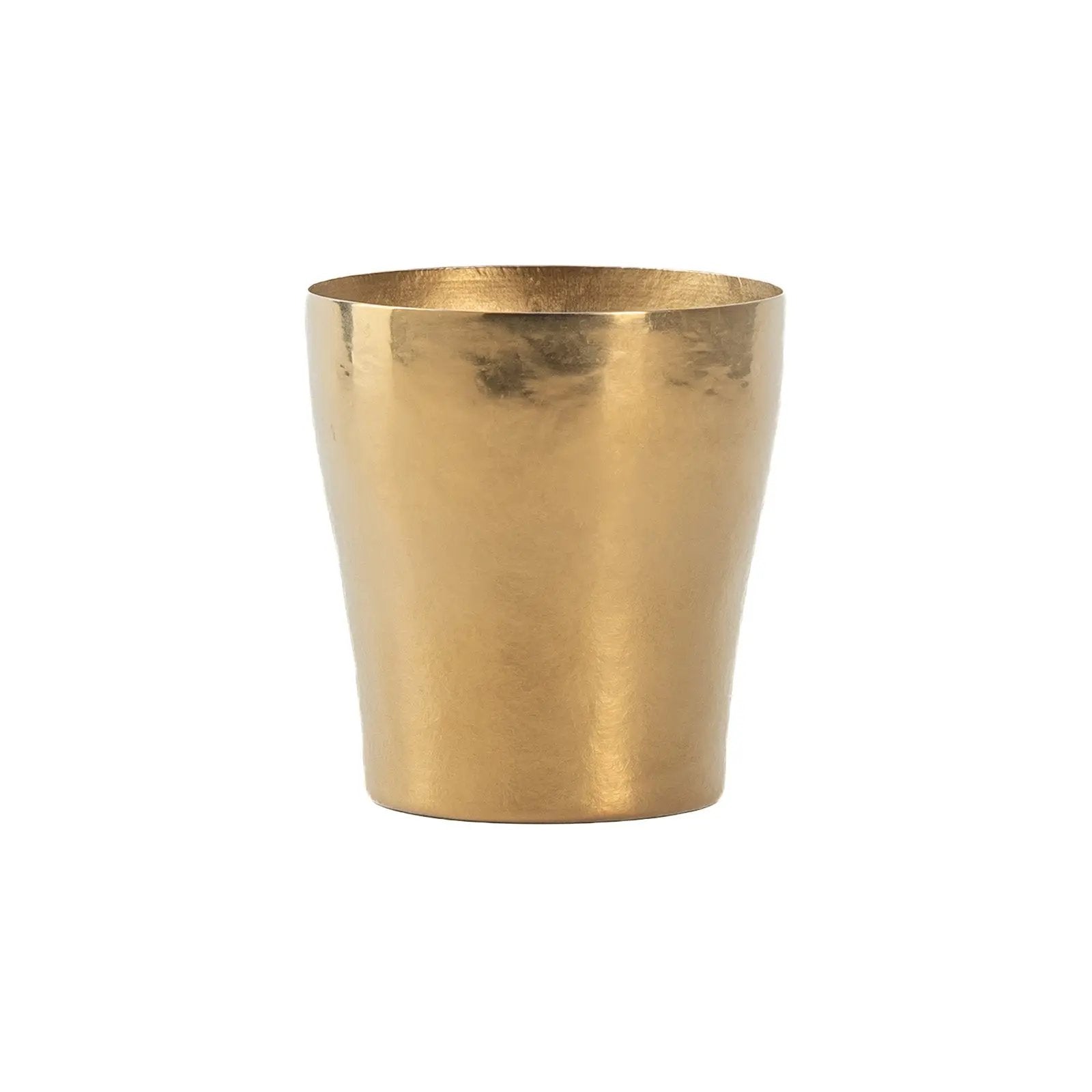Front view of HORIE Rei Series 250ml bronze gold titanium tumbler