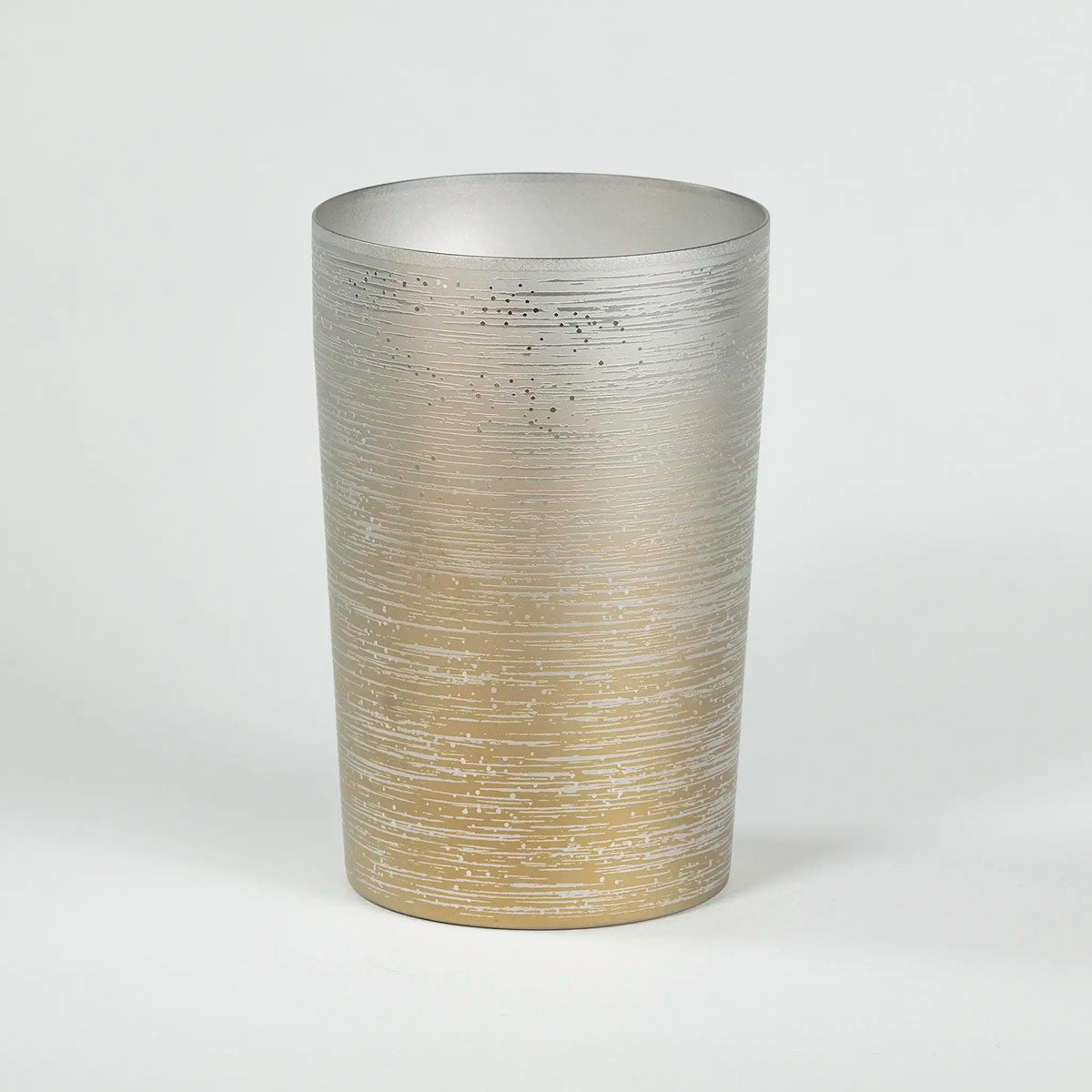 Front view of HORIE Ryou Series Double-Walled Titanium Tumbler - Brown 270ml