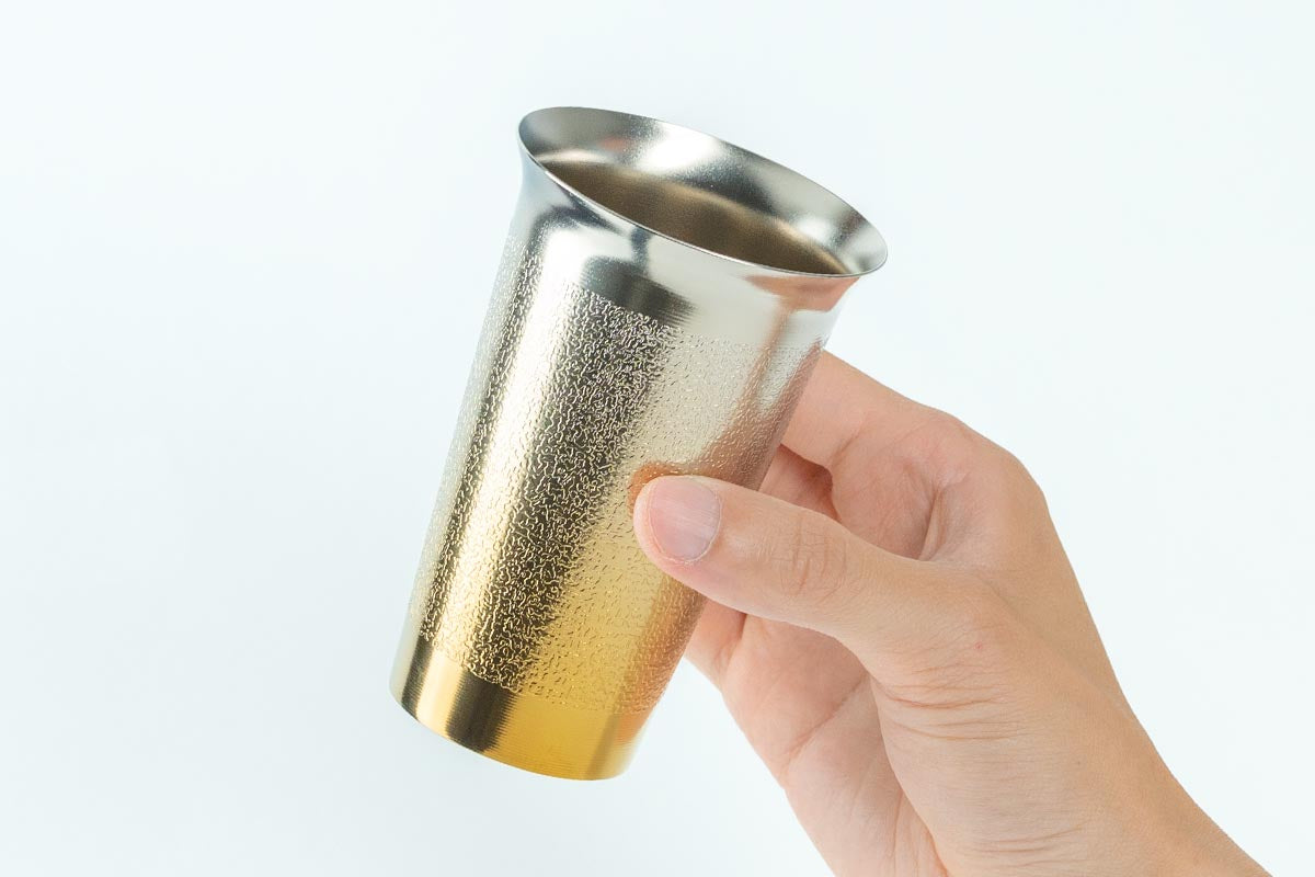 Horie titanium beer cup