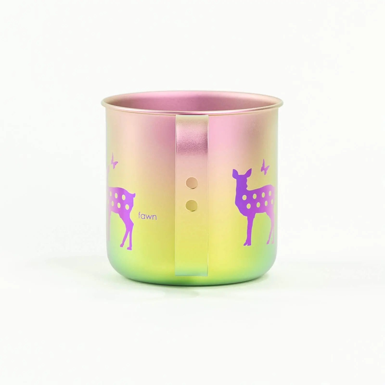 HORIE Pure Titanium Deer Mug – Rainbow Gradient HORIE
