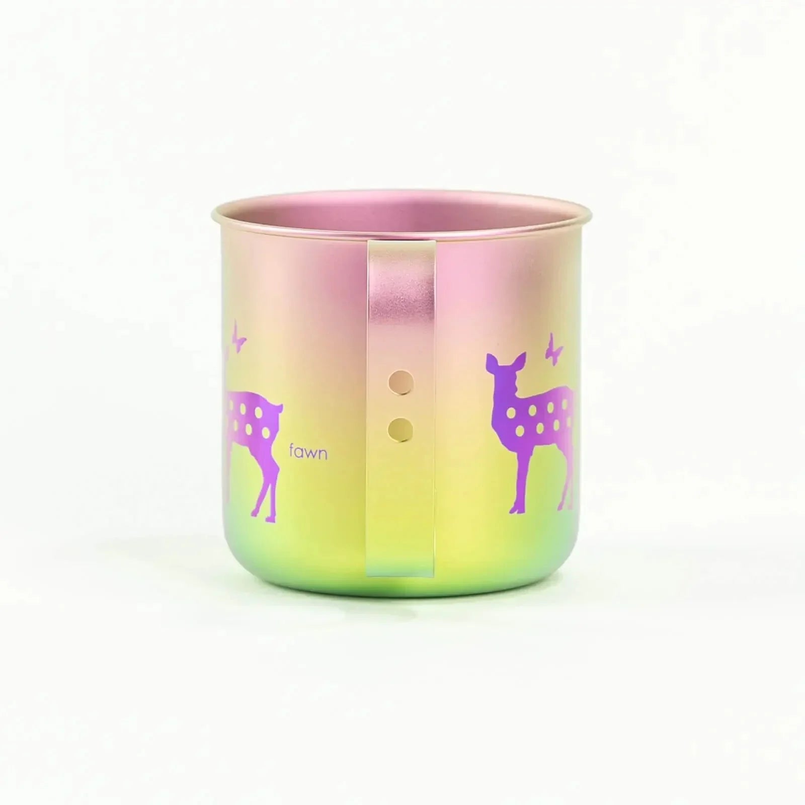 HORIE Pure Titanium Deer Mug – Rainbow Gradient HORIE