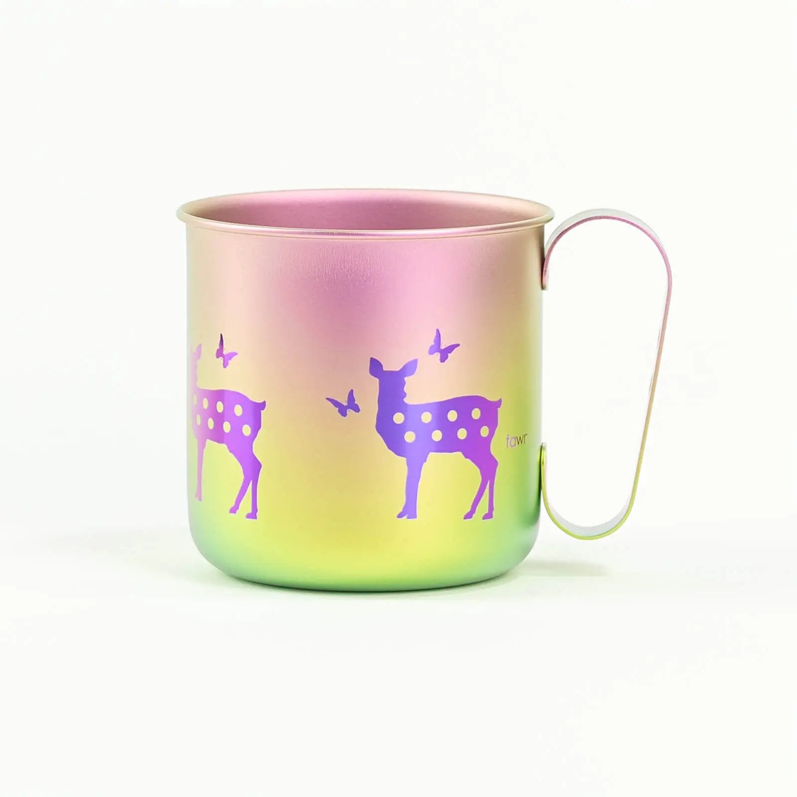 HORIE Pure Titanium Deer Mug – Rainbow Gradient HORIE