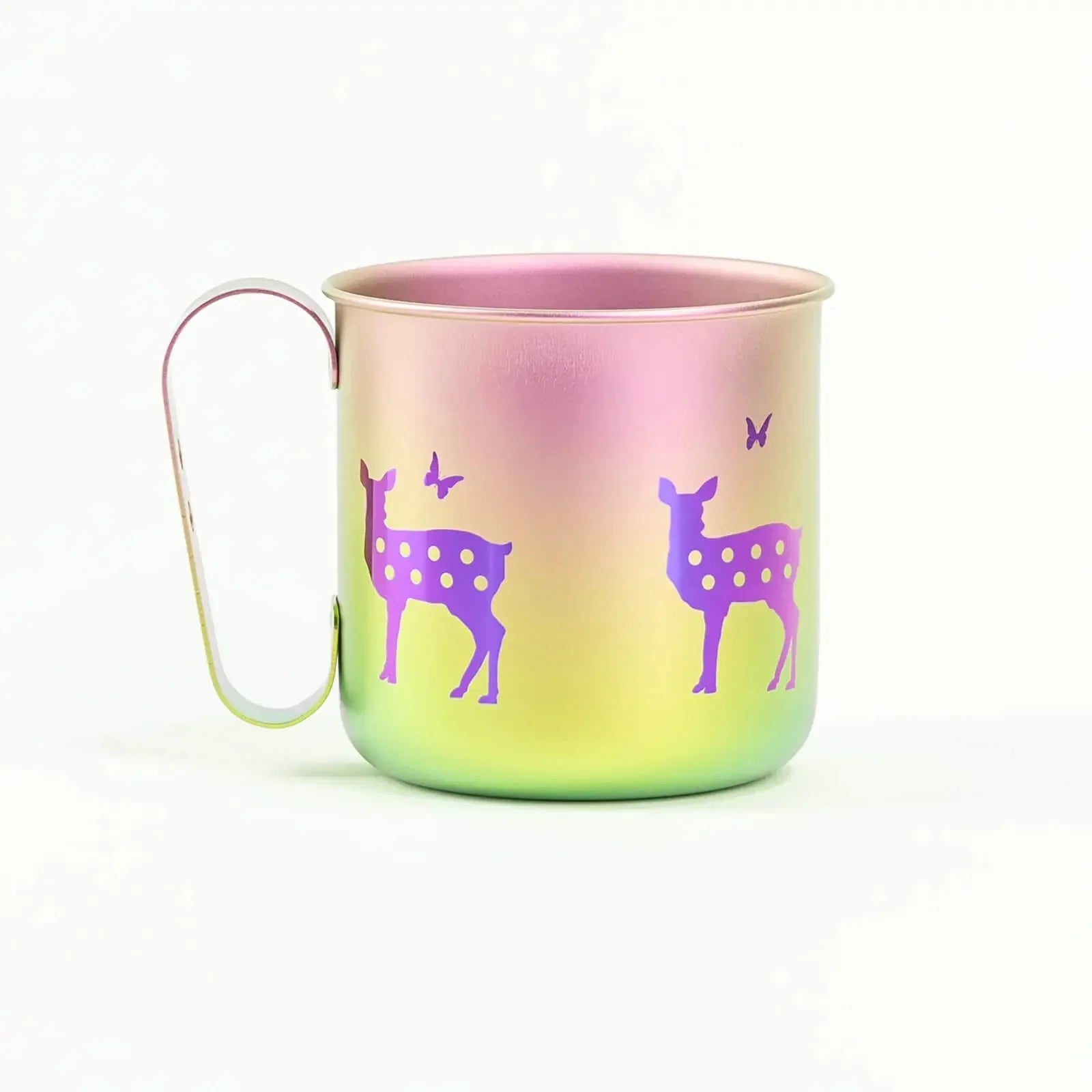 HORIE Pure Titanium Deer Mug – Rainbow Gradient HORIE