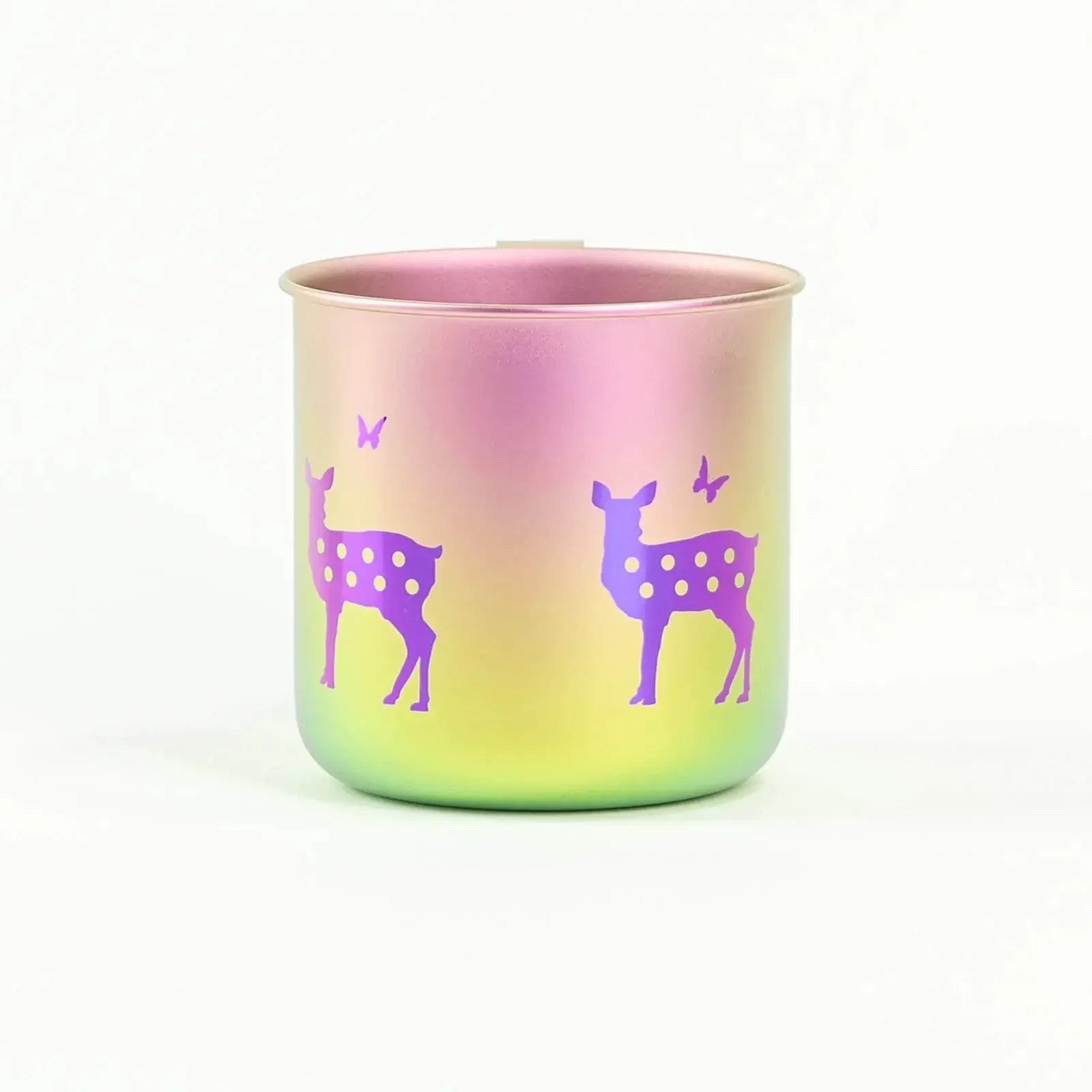 HORIE Pure Titanium Deer Mug – Rainbow Gradient HORIE