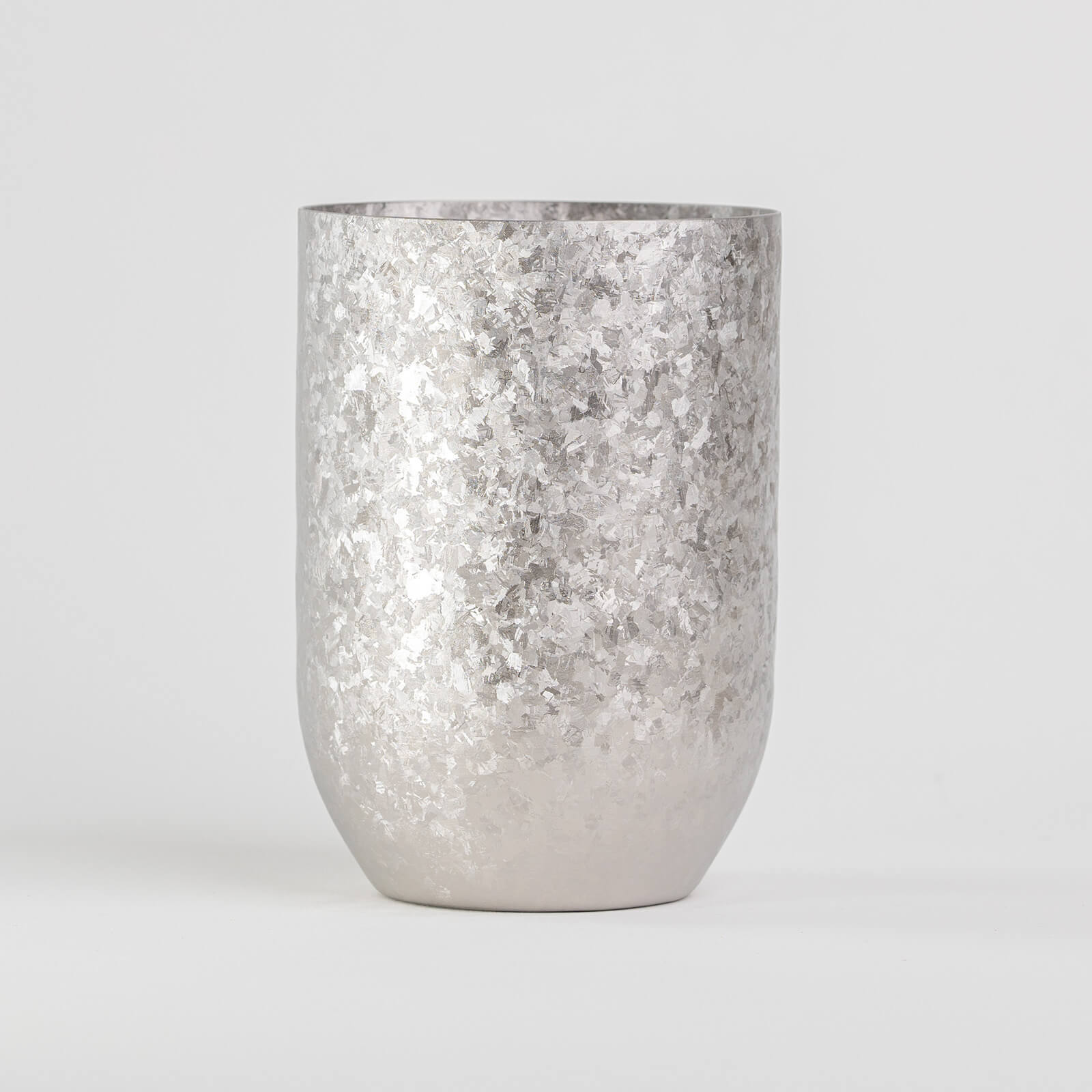 Japanese HORIE Kamazukuri Series Double Wall Titanium Tumbler Silver 400 ml