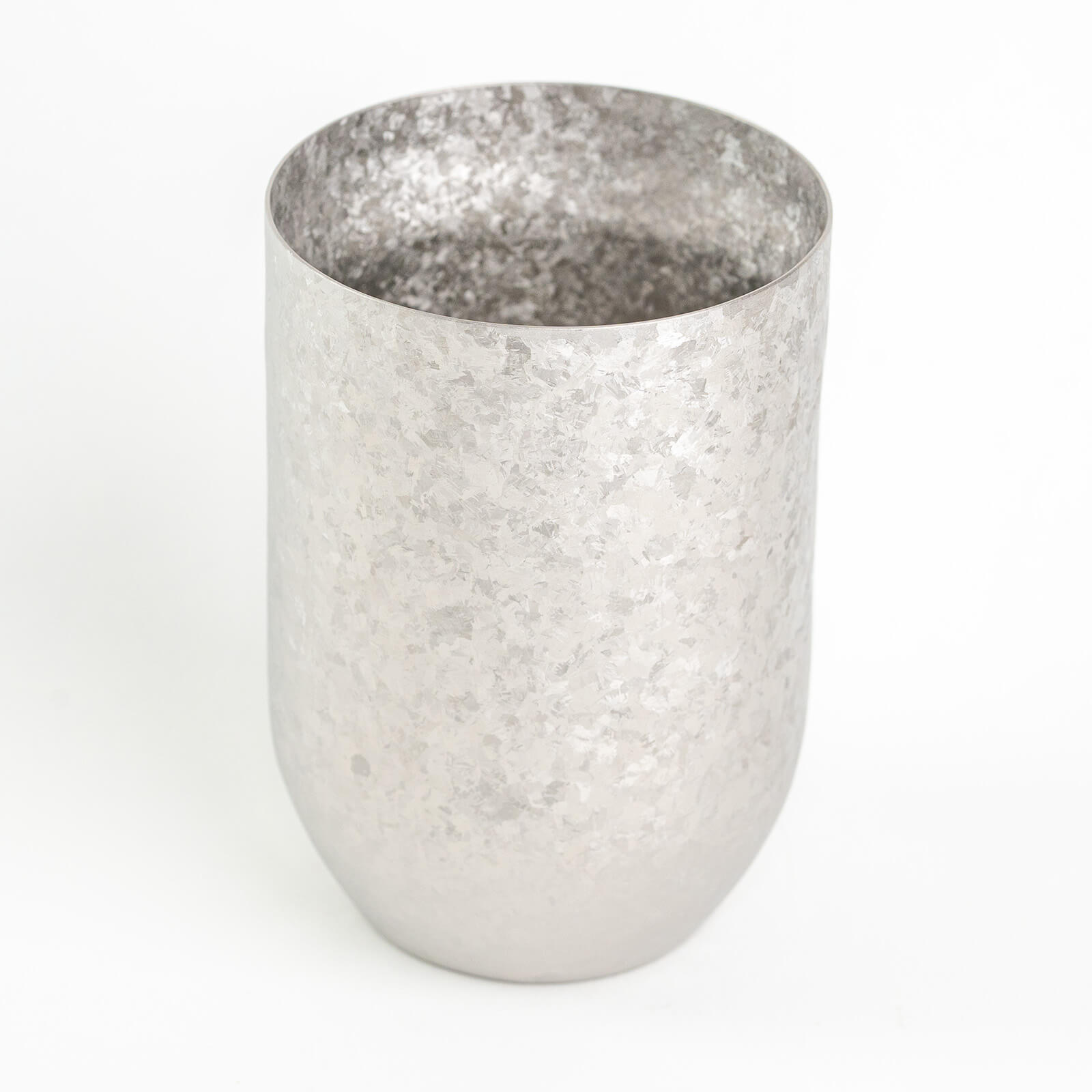 Japanese HORIE Kamazukuri Series Double Wall Titanium Tumbler Silver 400 ml