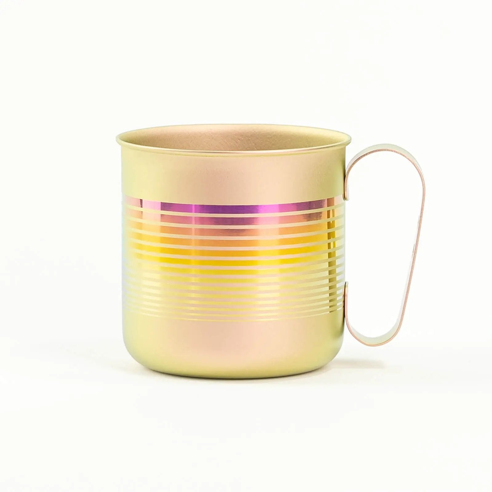 HORIE Pure Titanium Mug – 320ml Rainbow Stripe Gradient HORIE