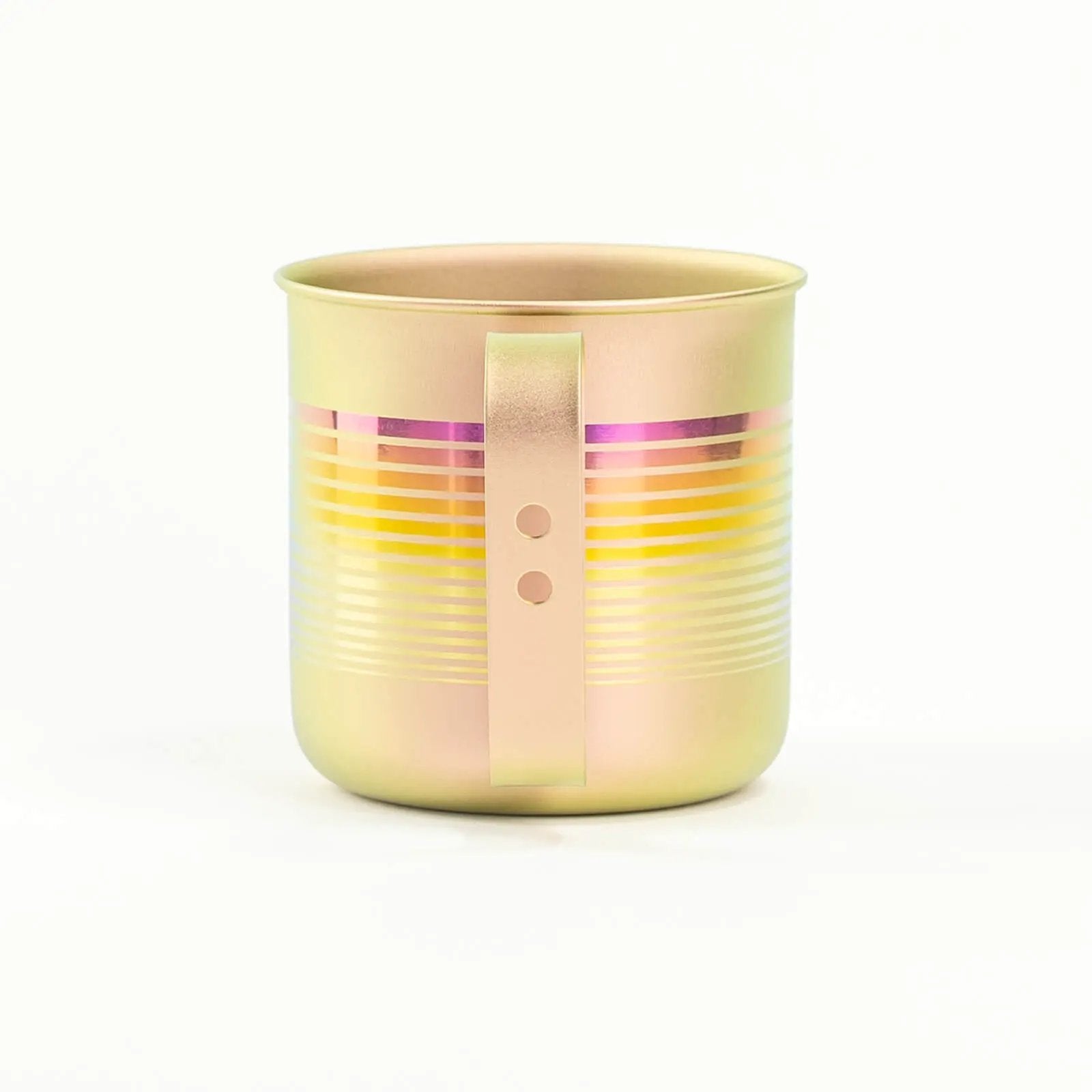 HORIE Pure Titanium Mug – 320ml Rainbow Stripe Gradient HORIE