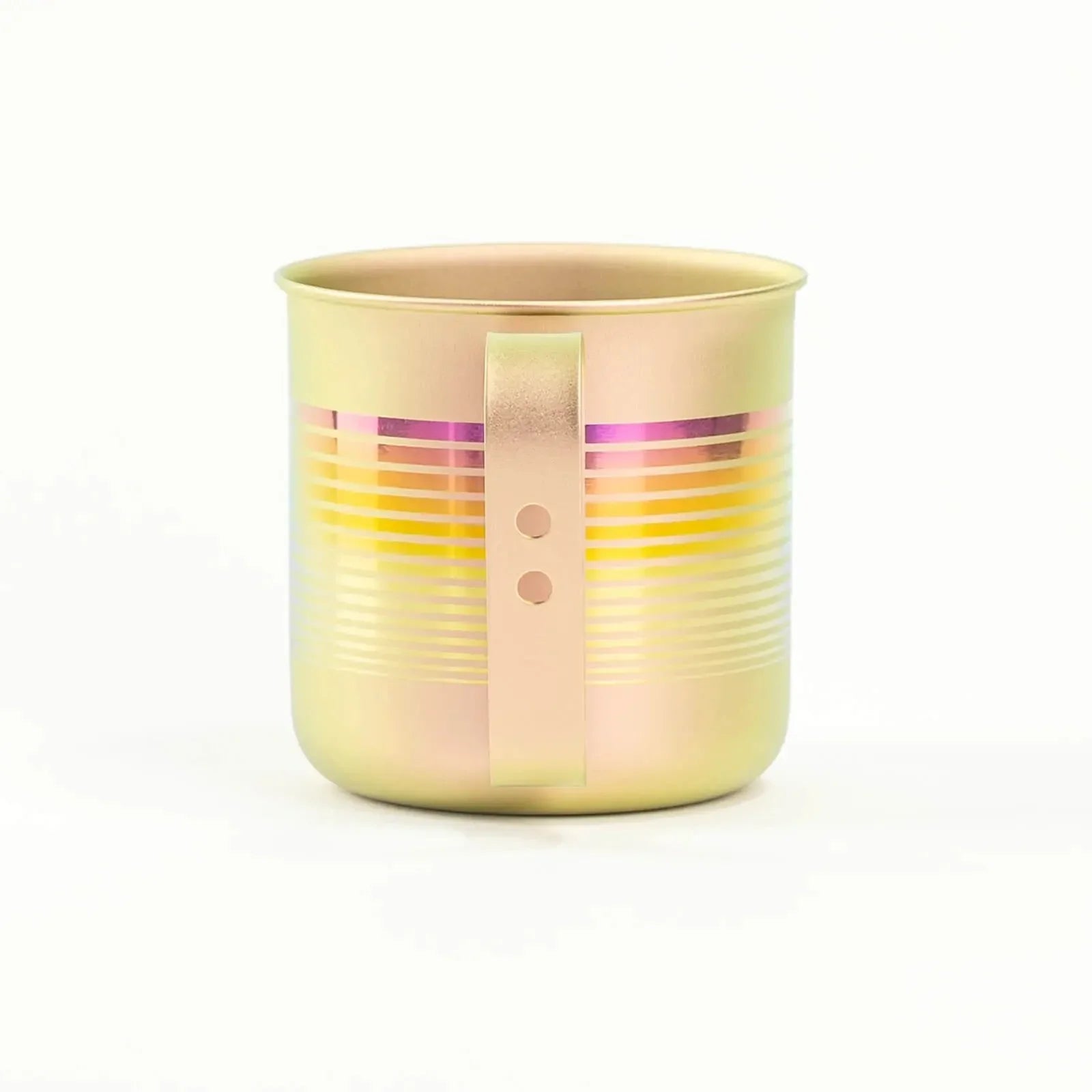 HORIE Pure Titanium Mug – 320ml Rainbow Stripe Gradient HORIE