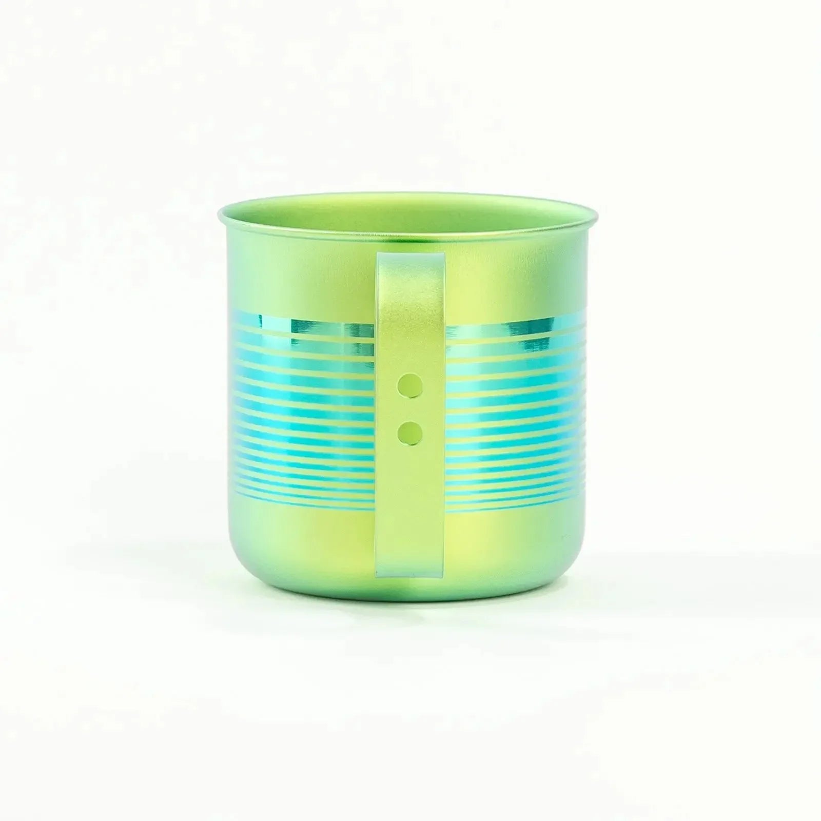 HORIE Pure Titanium Mug – 320ml Green Stripe HORIE