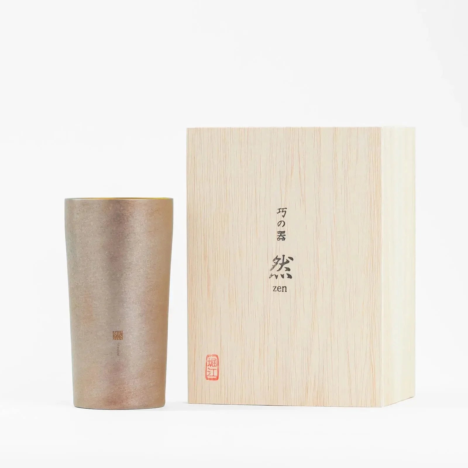 HORIE Zen Series - Double-Walled Titanium Tumbler 350ml HORIE