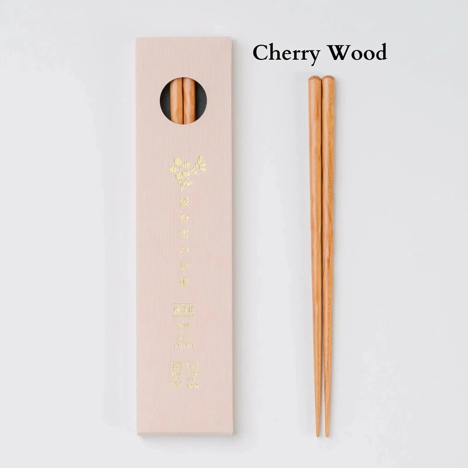 Japanese Natural Wood Chopsticks – 23cm, Handcrafted in Japan KyotoLux