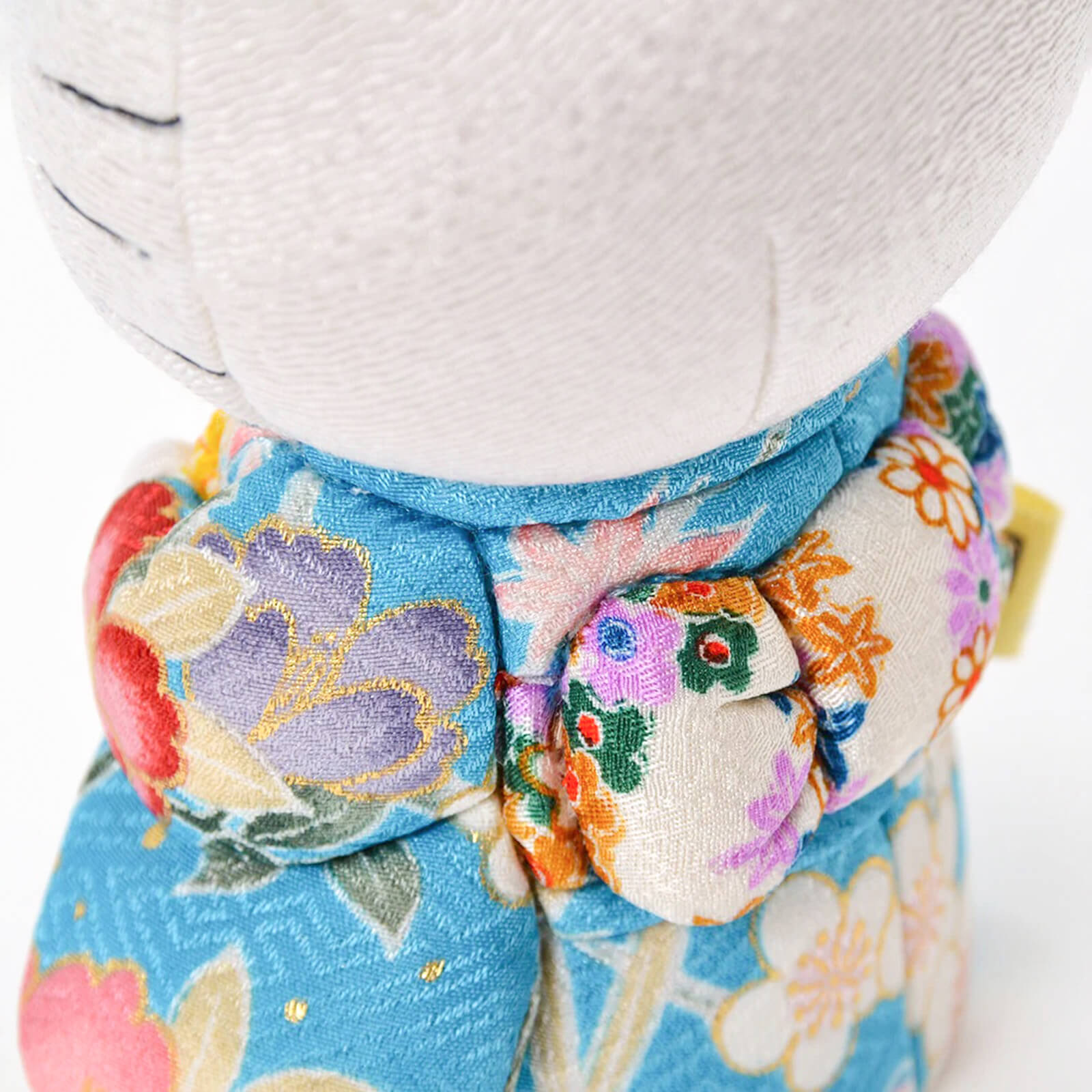 Hello Kitty Standing Lucky Cat | Handmade Kimono Art Figure Kakinuma Toko