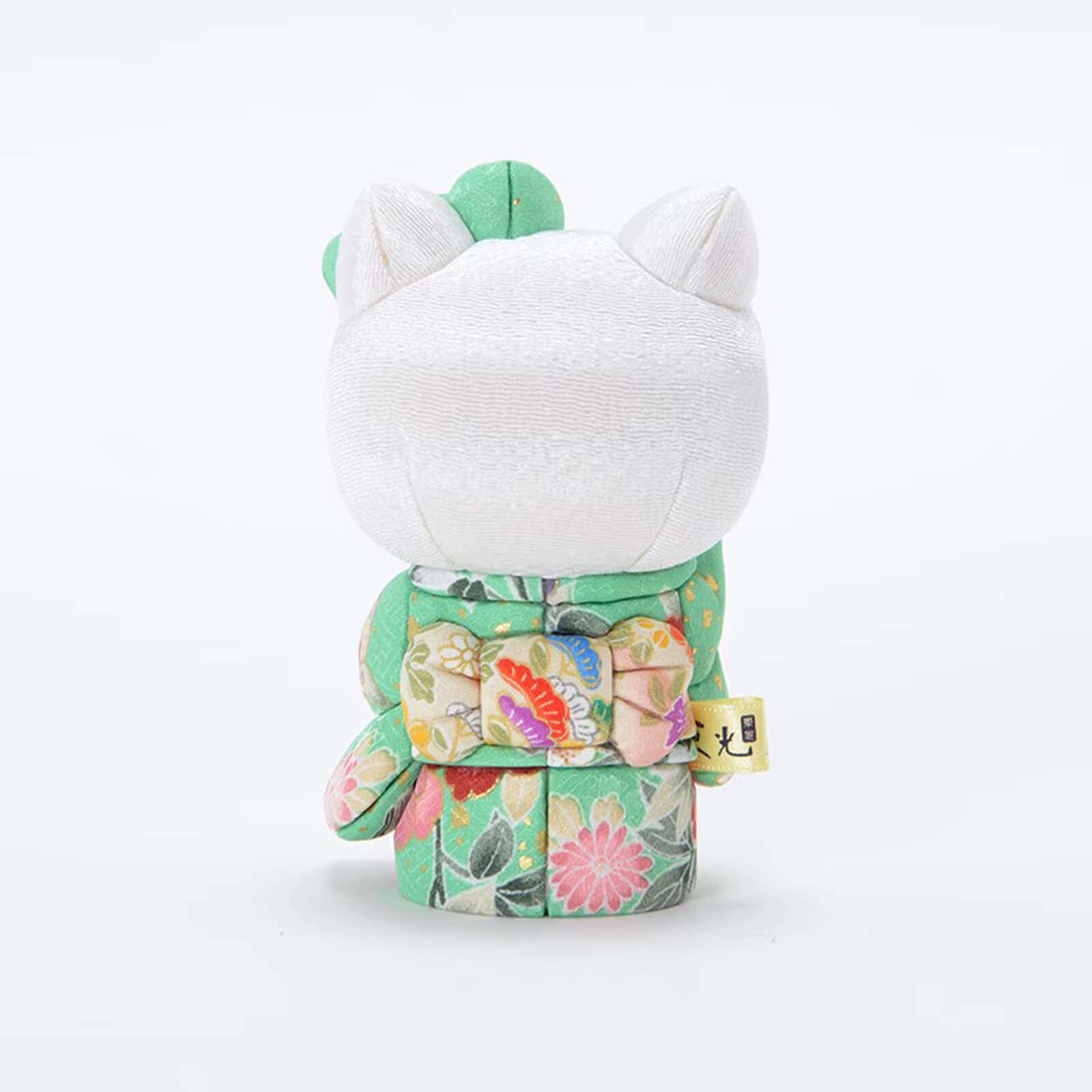 Hello Kitty Standing Lucky Cat | Handmade Kimono Art Figure Kakinuma Toko