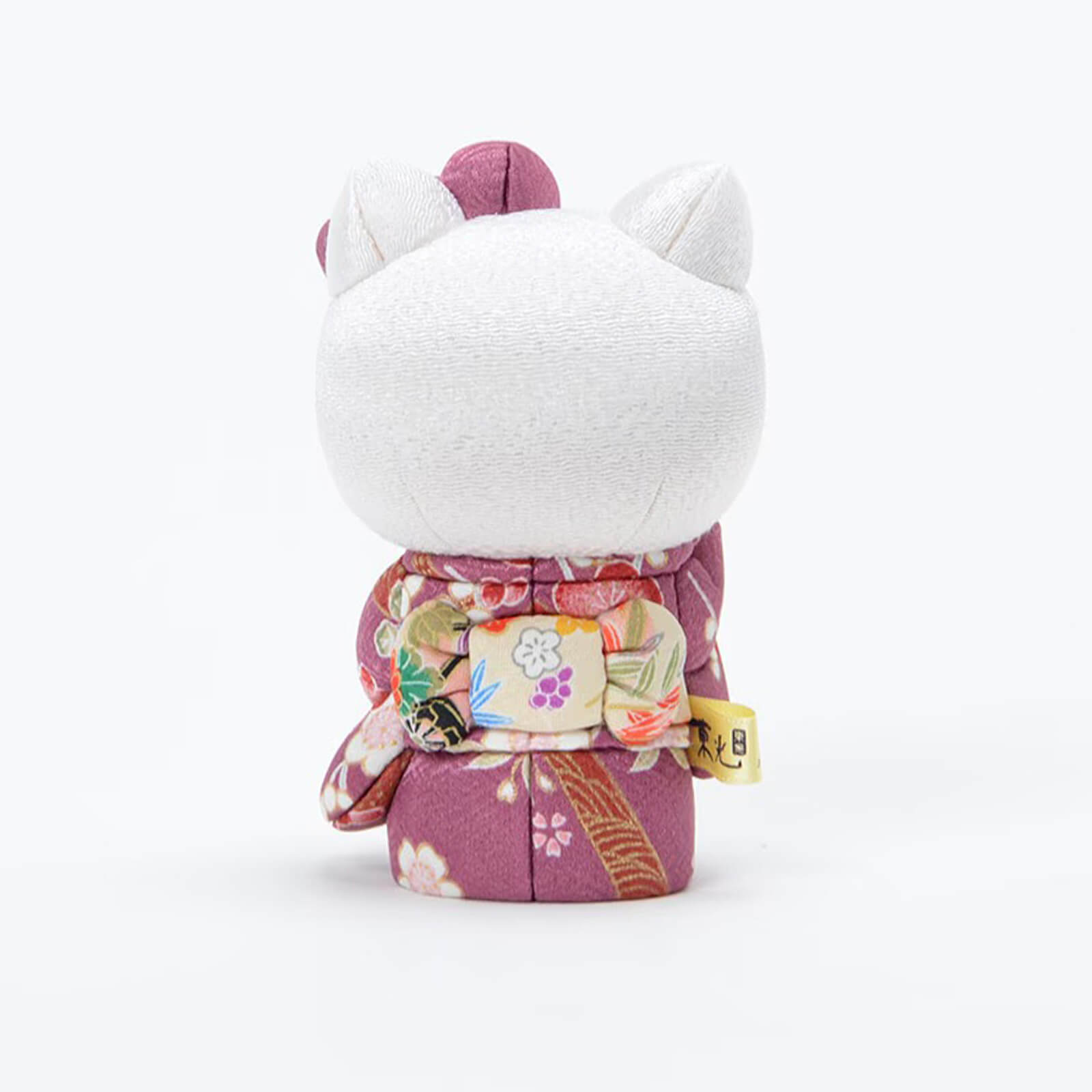 Hello Kitty Standing Lucky Cat | Handmade Kimono Art Figure Kakinuma Toko