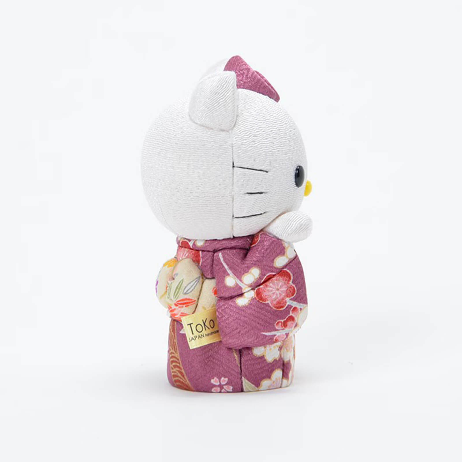 Hello Kitty Standing Lucky Cat | Handmade Kimono Art Figure Kakinuma Toko