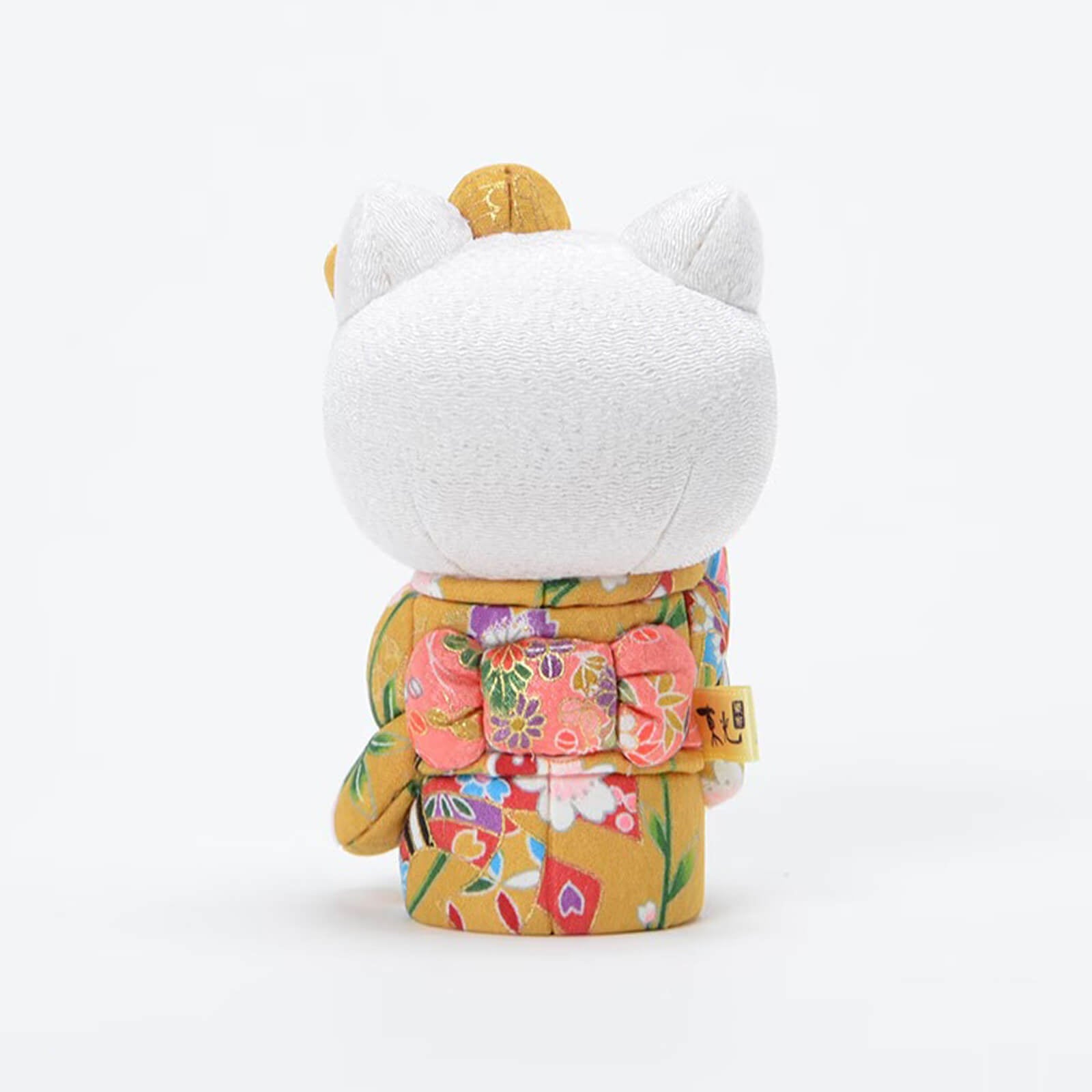 Hello Kitty Standing Lucky Cat | Handmade Kimono Art Figure Kakinuma Toko