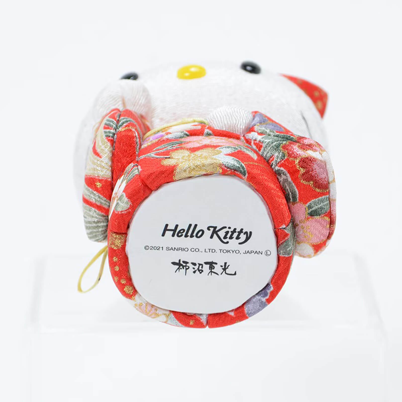 Hello Kitty Standing Lucky Cat | Handmade Kimono Art Figure Kakinuma Toko