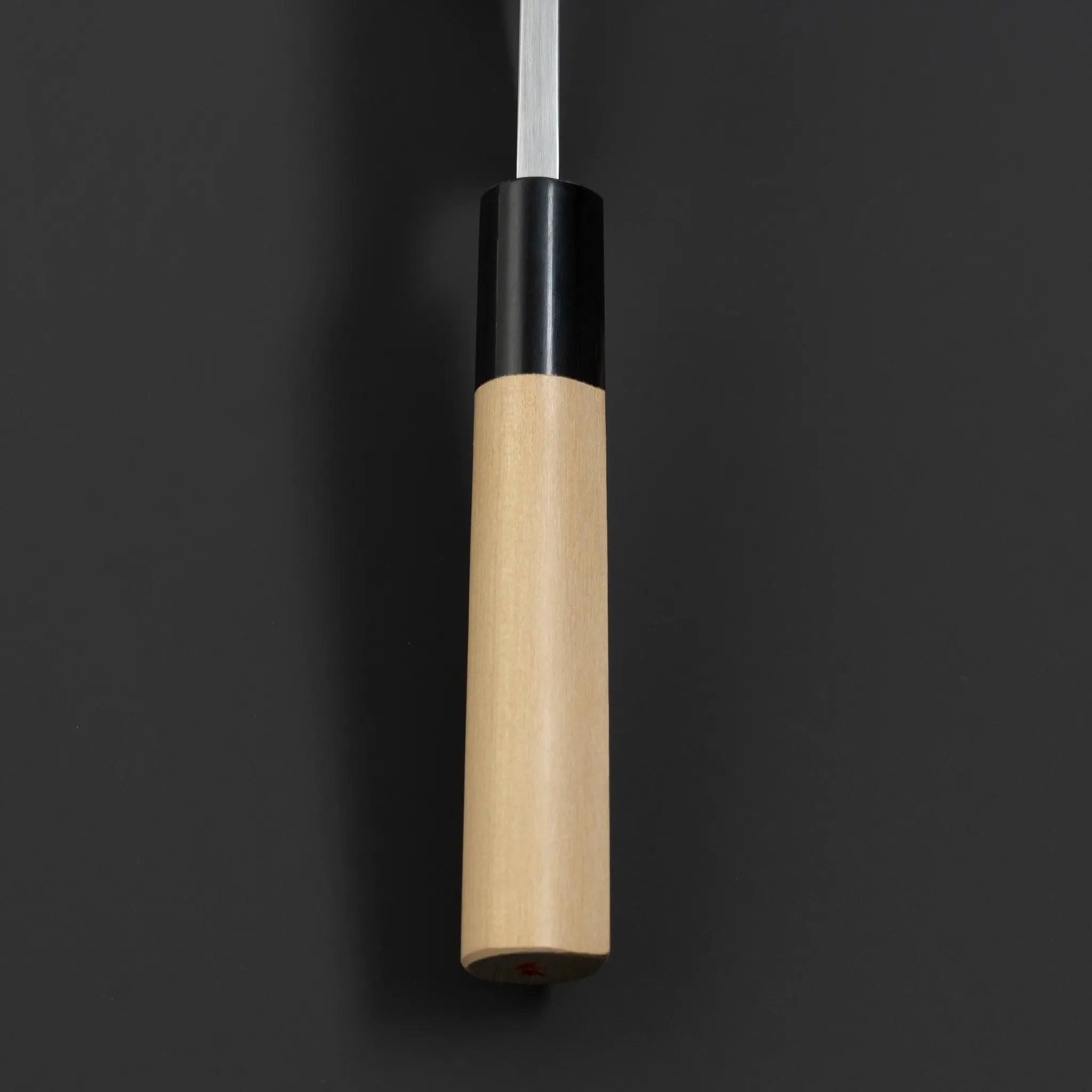 Masamoto KS Series Honkasumi White Steel No.2 Deba Knife Handle Top View