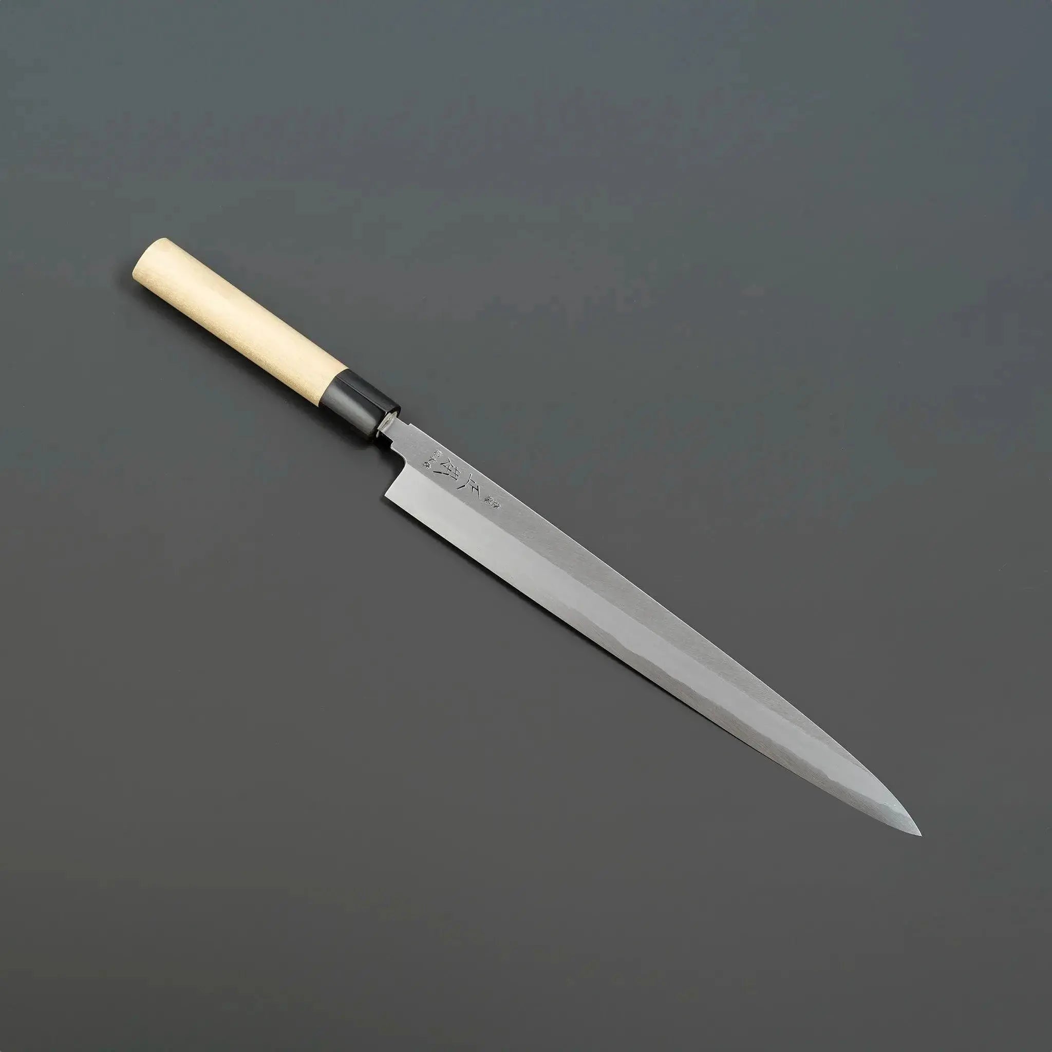Masamoto KS Series Honkasumi White Steel No.2 Yanagiba Sashimi Knife 300mm