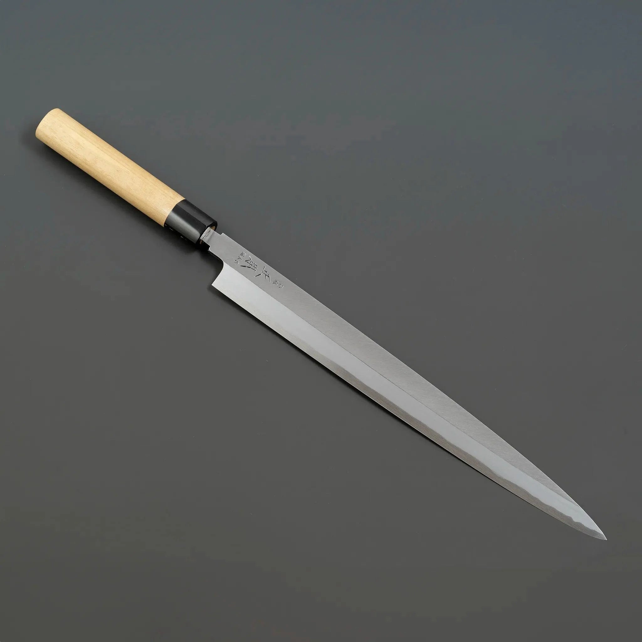 Masamoto KS Series Honkasumi White Steel No.2 Yanagiba Sashimi Knife 360mm