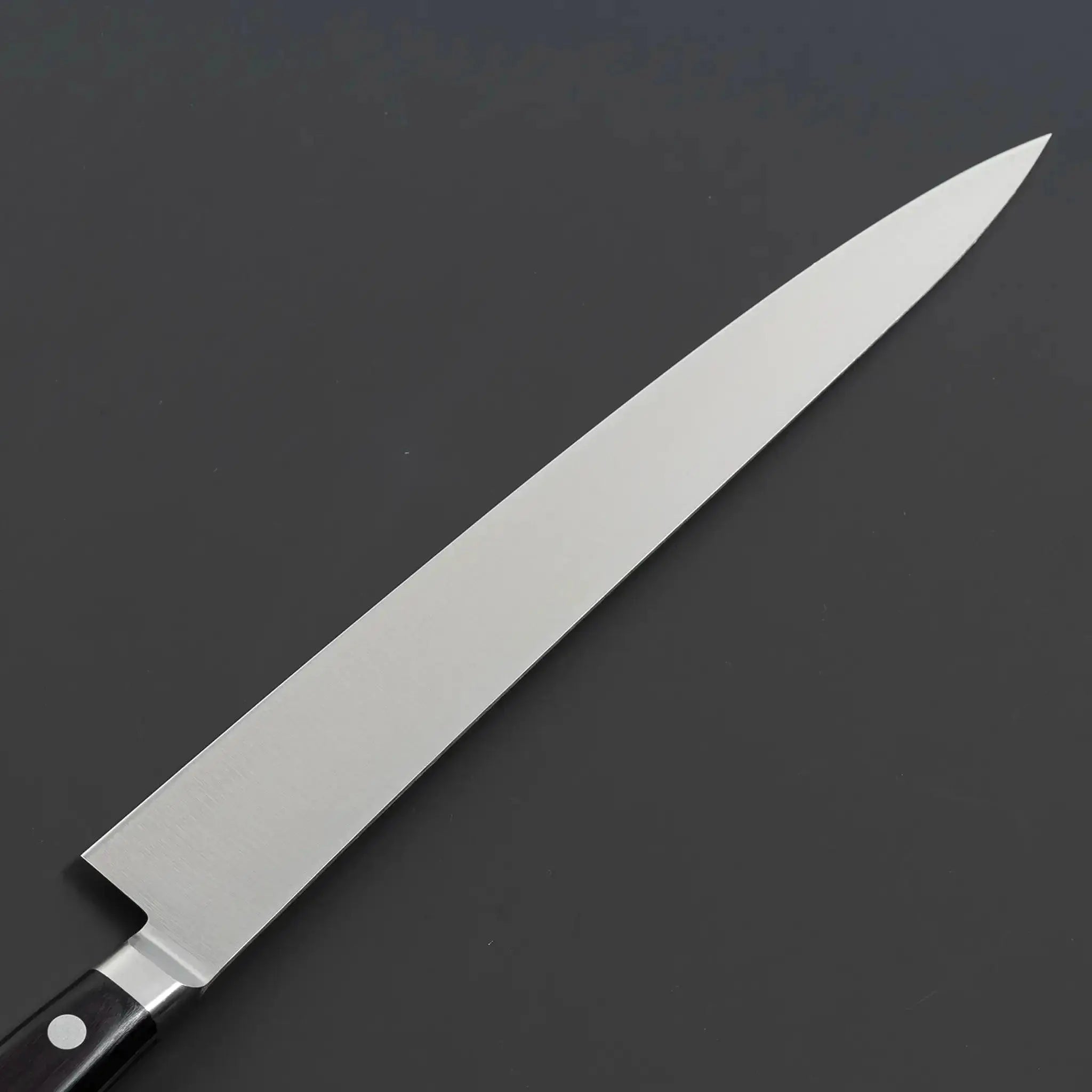 Misono Molybdenum Steel Sujihiki Knife designed for effortless slicing, perfect for fish and meats_3