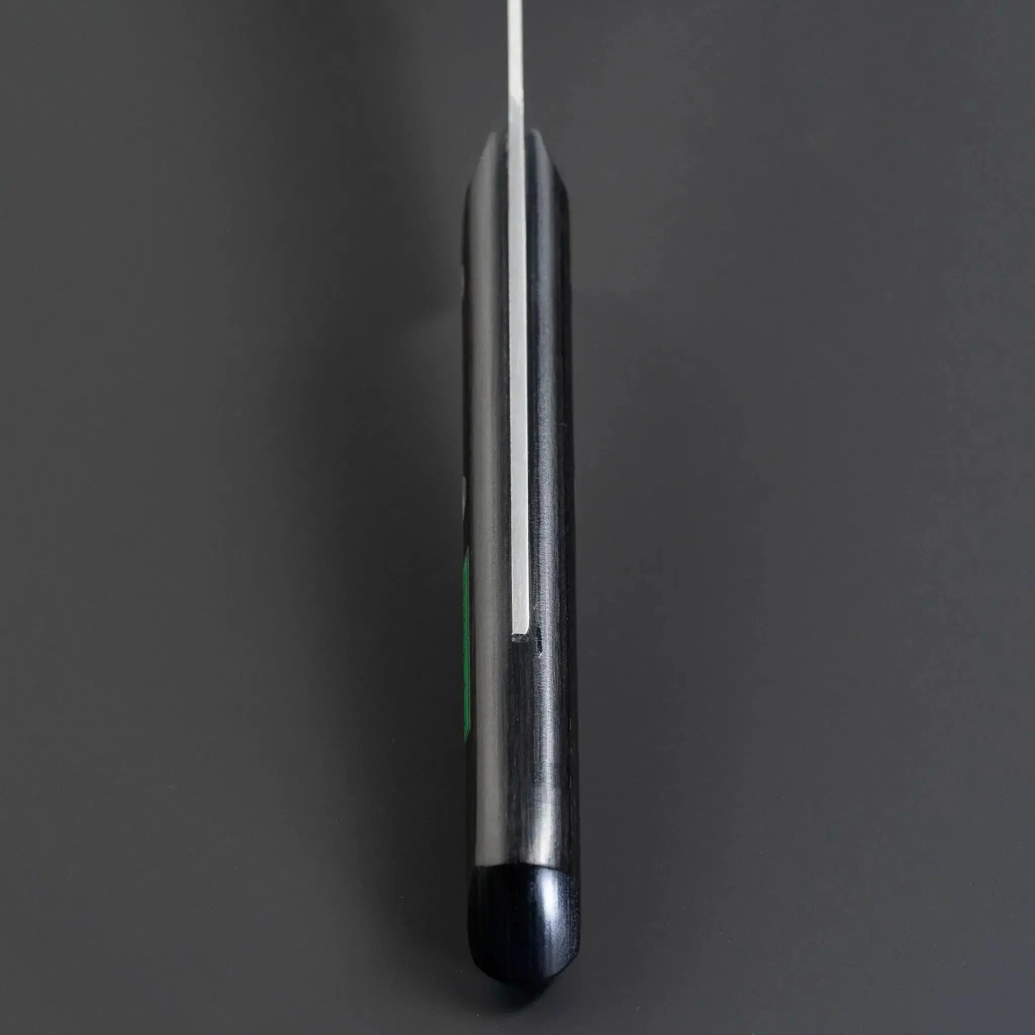 Misono Molybdenum Steel Petty Knife for Precision Cutting, featuring ergonomic handle and sharp blade Handle Top View