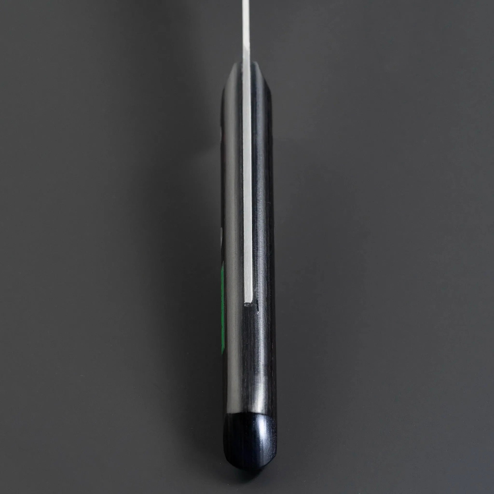 Misono Molybdenum Steel Petty Knife for Precision Cutting, featuring ergonomic handle and sharp blade Handle Top View
