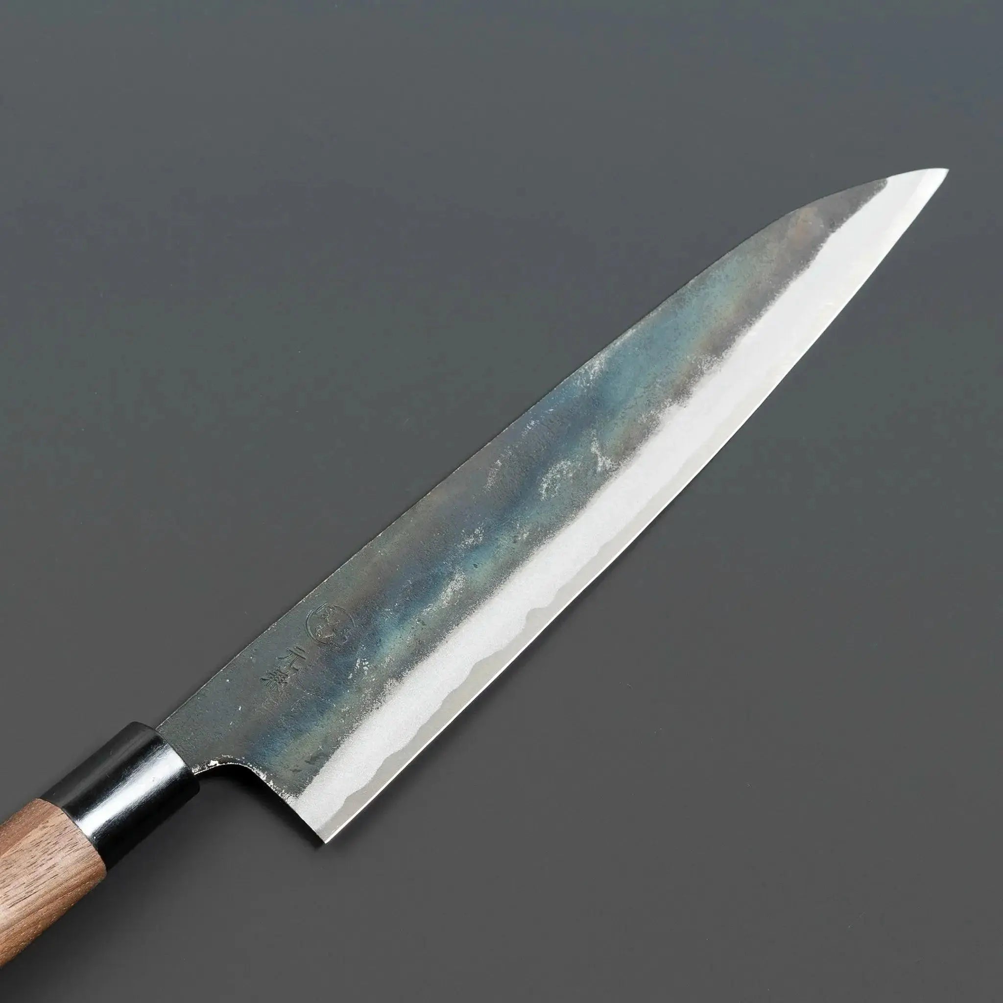 Motokane Blue Steel No.1 Gyuto Knife 240mm Blade Front View