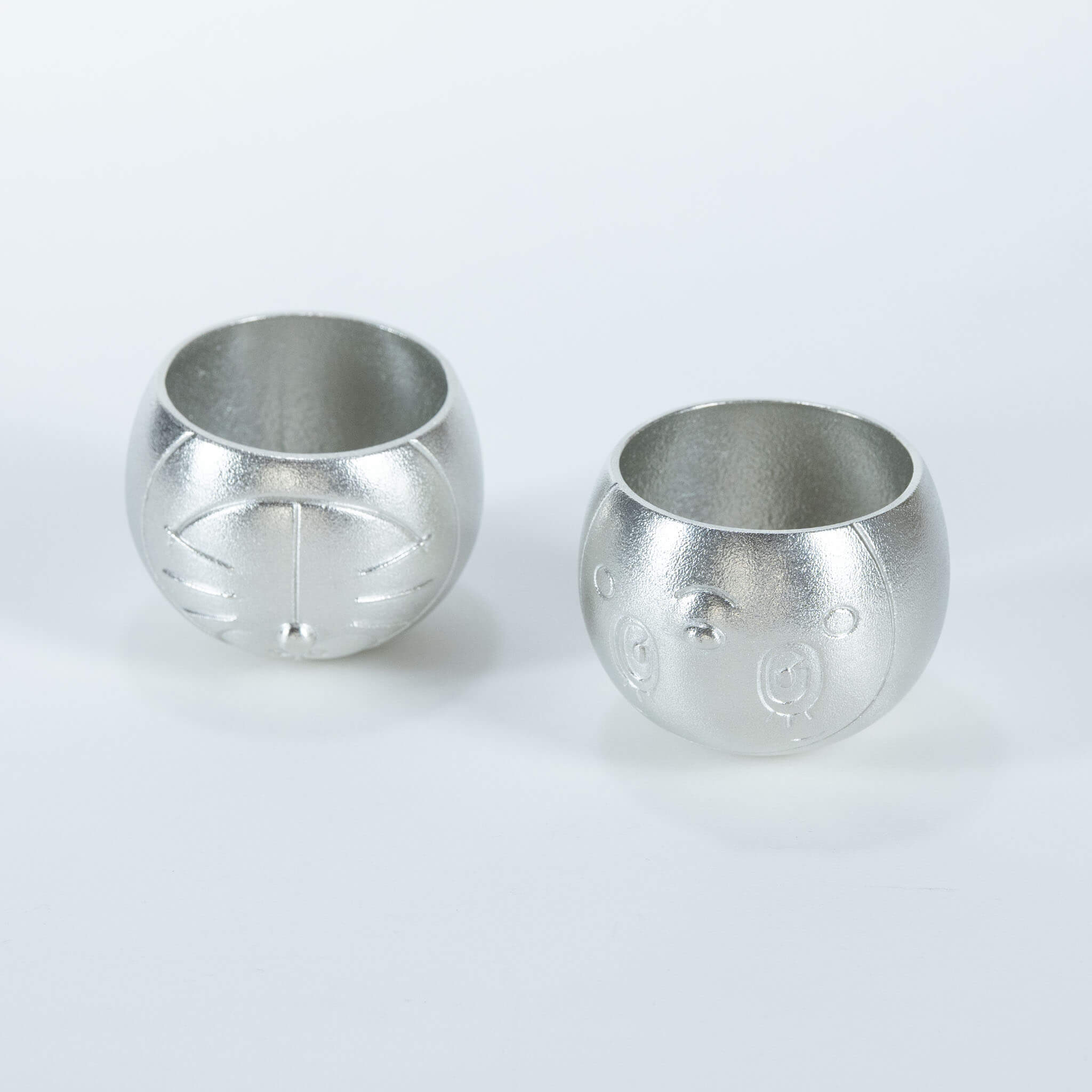 Nousaku Doraemon & Dorami Pure Tin Tumbler Set KyotoLux