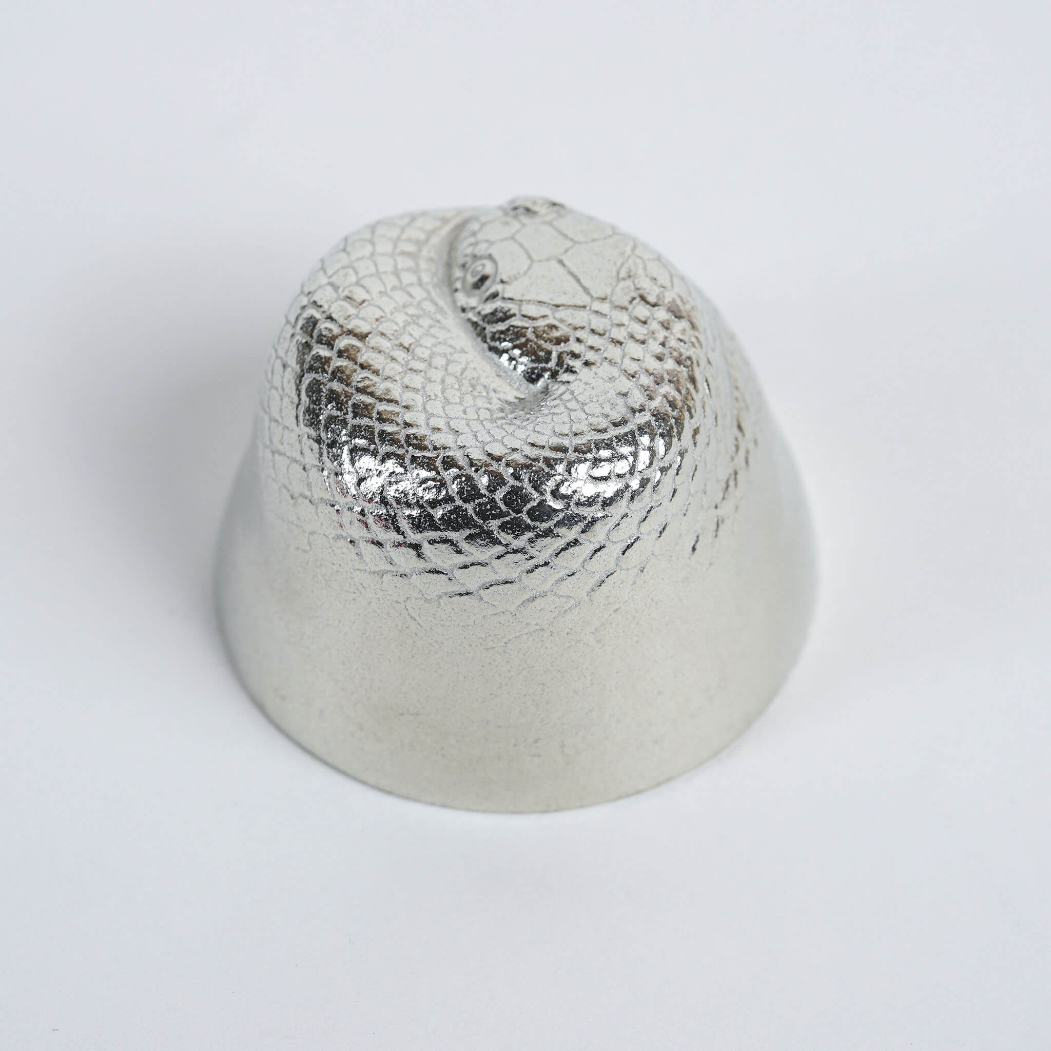 Nousaku Pure Tin Zodiac Sake Cup - Snake Nousaku