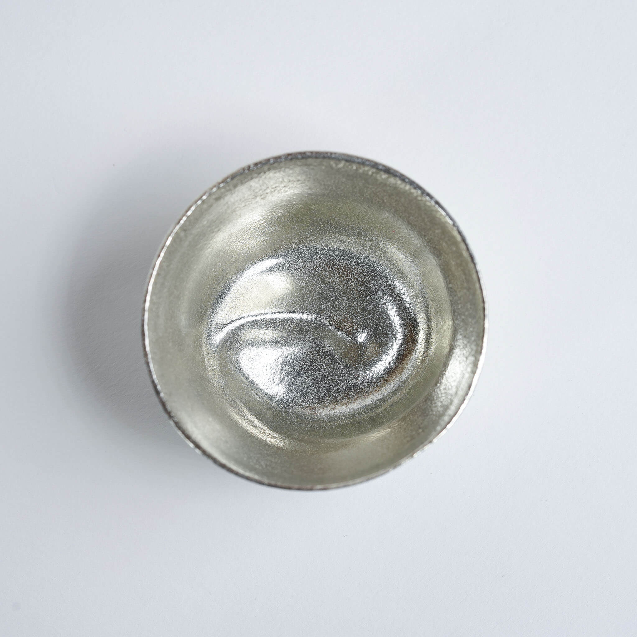 Nousaku Pure Tin Zodiac Sake Cup - Snake Nousaku