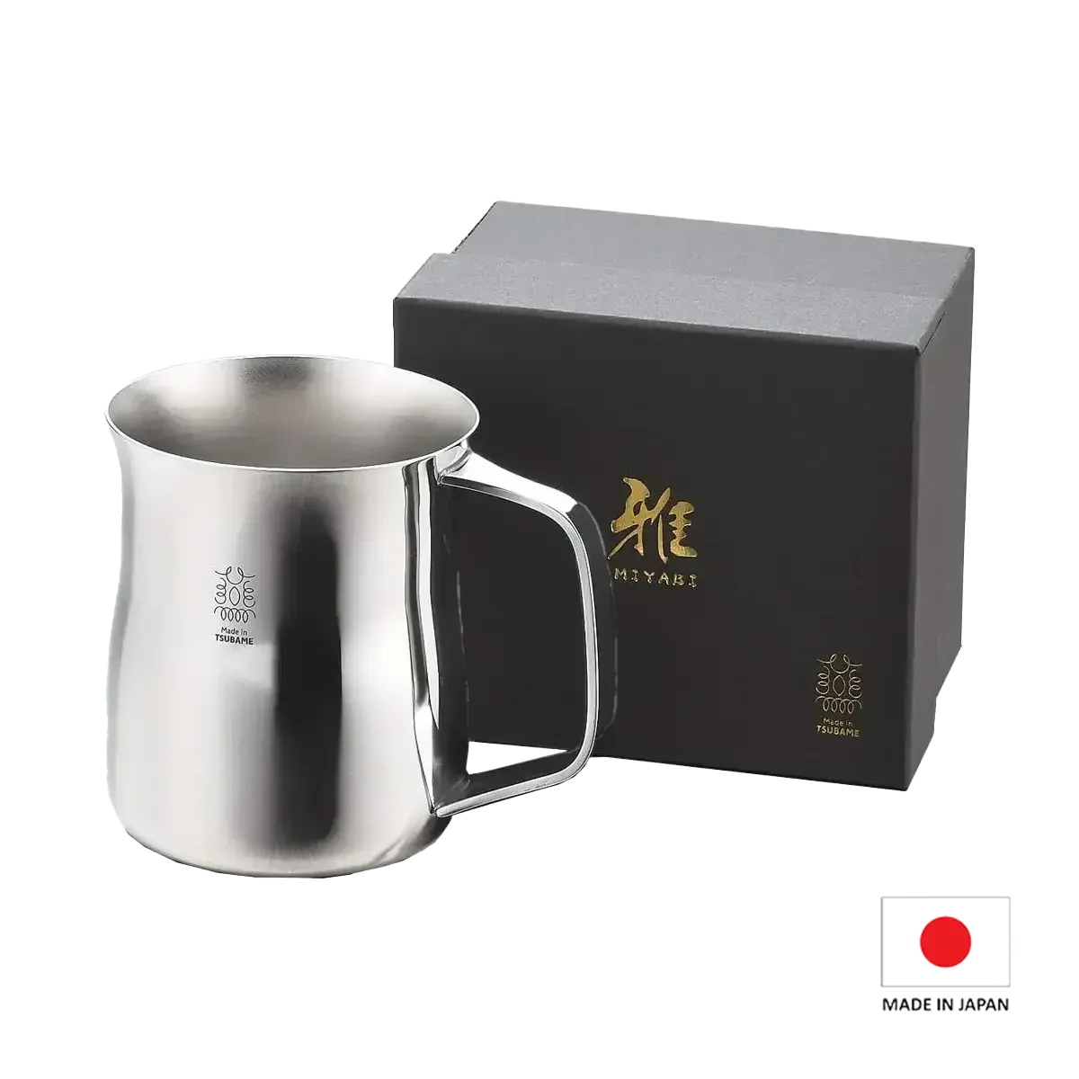 Japanese Stainless Steel Mug - 380ml Made in TSUBAME