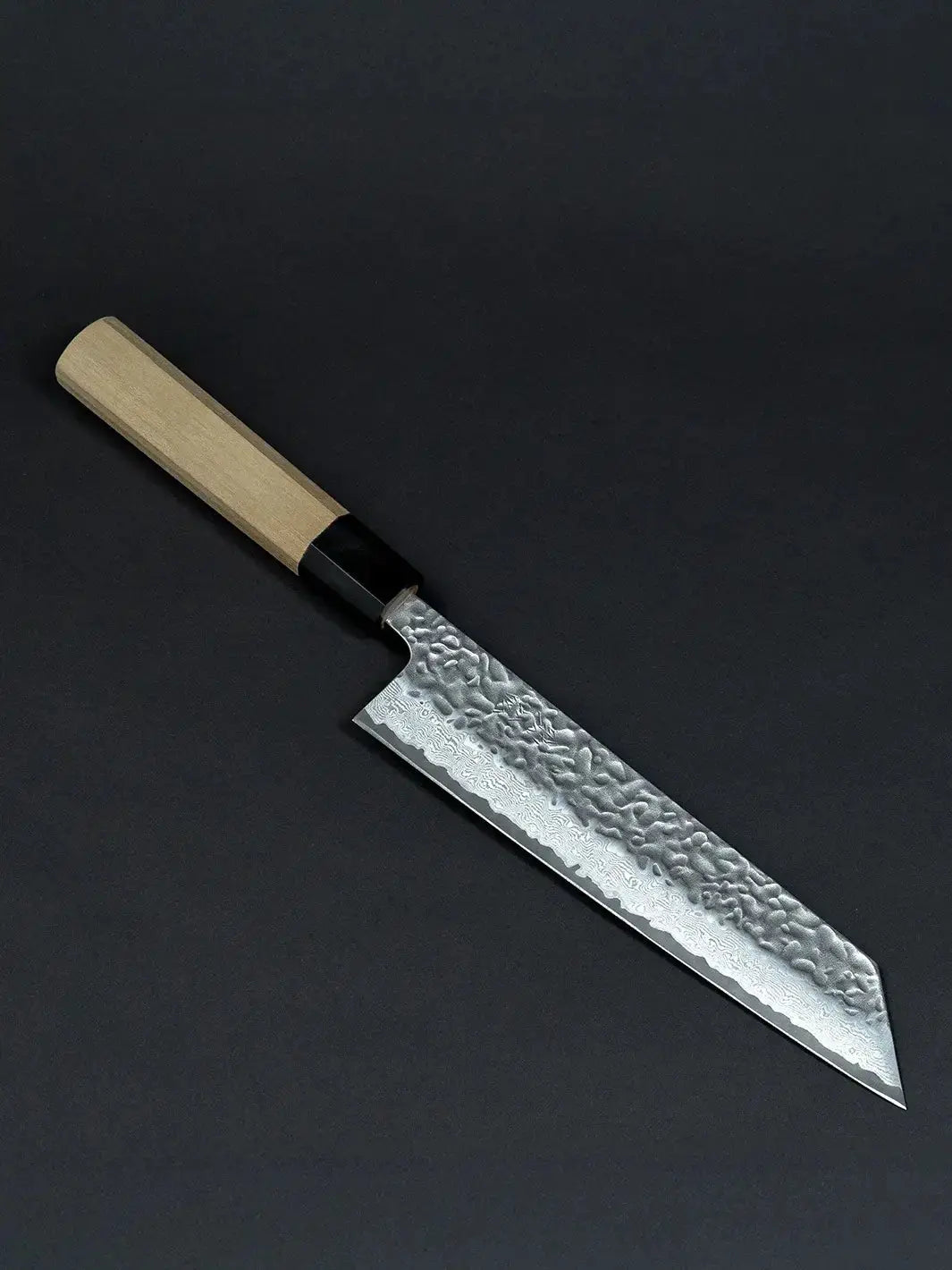 Sukematsu AUS10 Tsuchime hammered Gyuto chef’s knife full view,