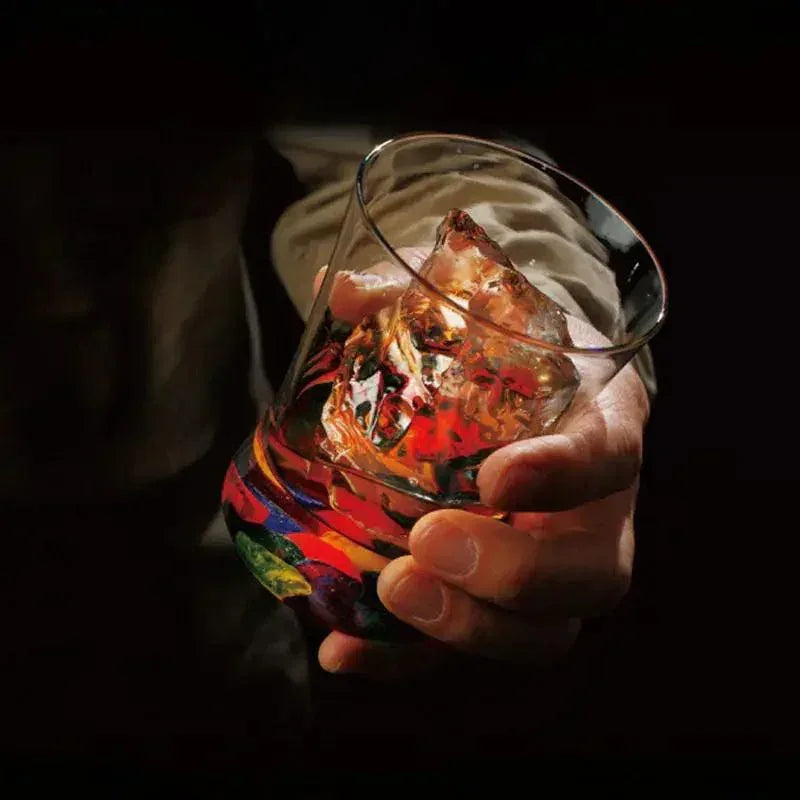 Suntory Stained Glass Whiskey Tumbler - Designed by Go Osaka Suntory