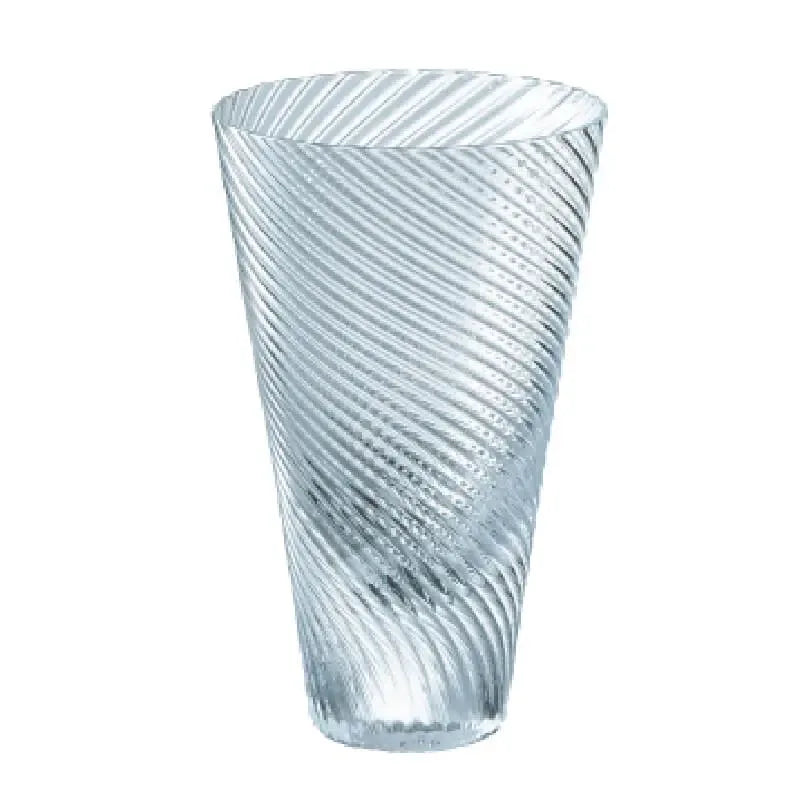 front view of suntory x sghr spiral whiskey glass 380ml