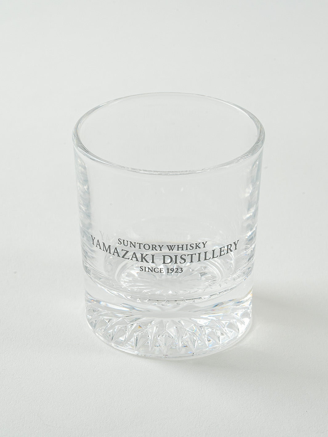 Top view of Yamazaki 2oz shot glass, soda glass material