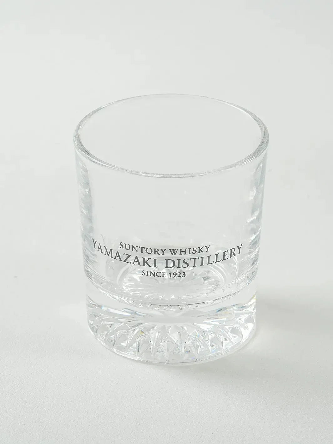 Top view of Yamazaki 2oz shot glass, soda glass material